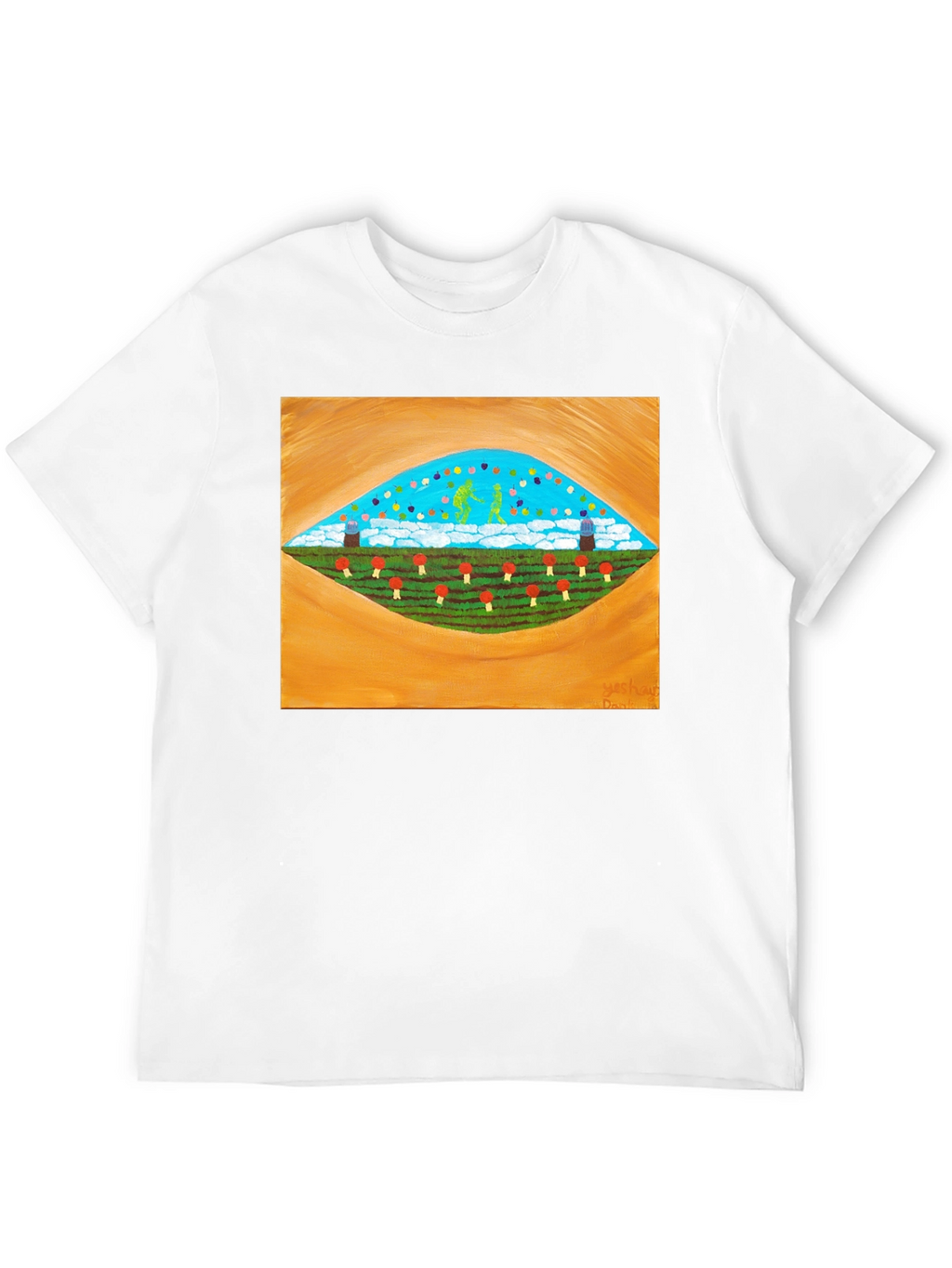 Surreal Landscape Graphic Tee - Stylish Comfort