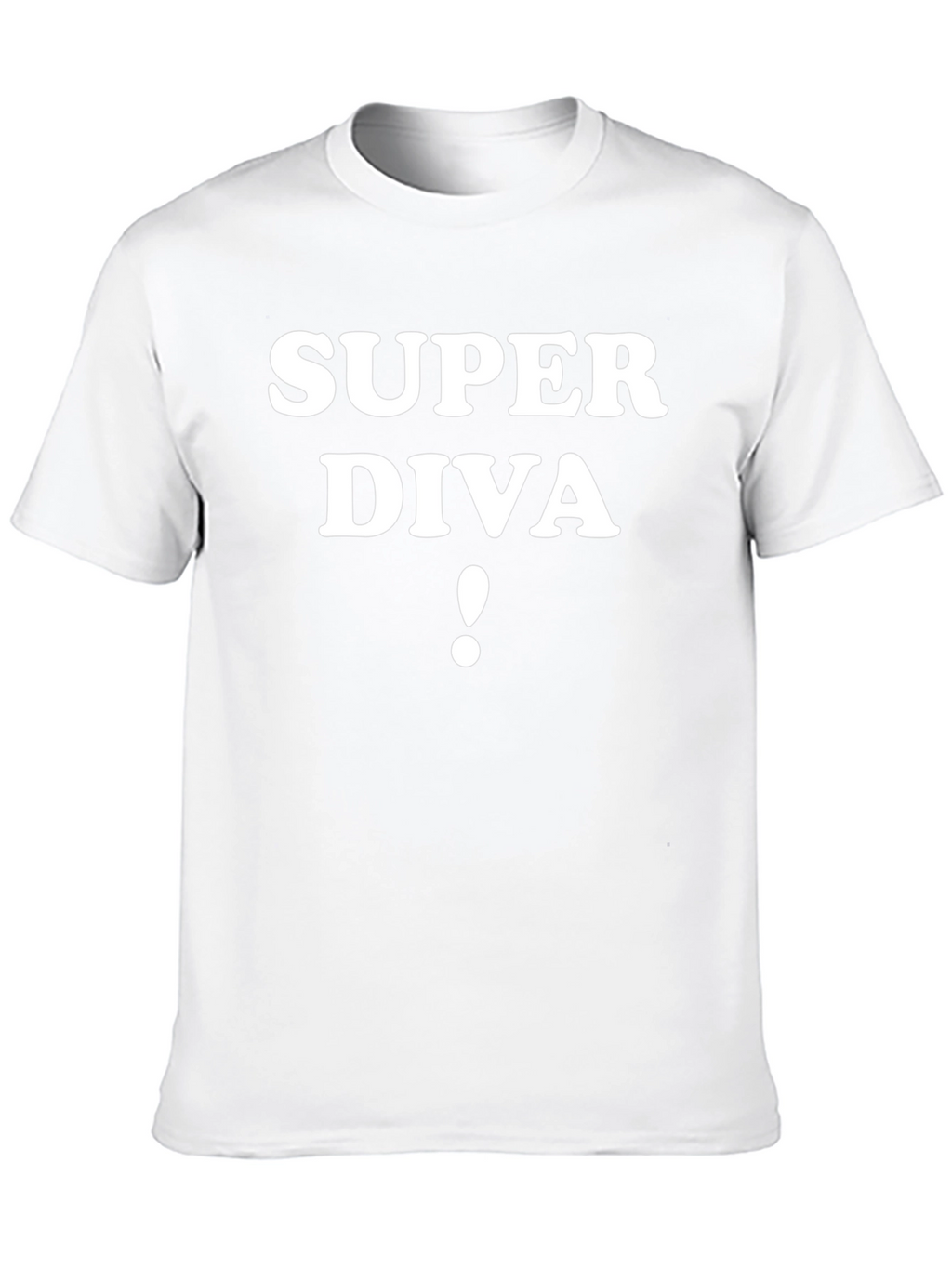 Super Diva T-Shirt - Black Cotton Tee