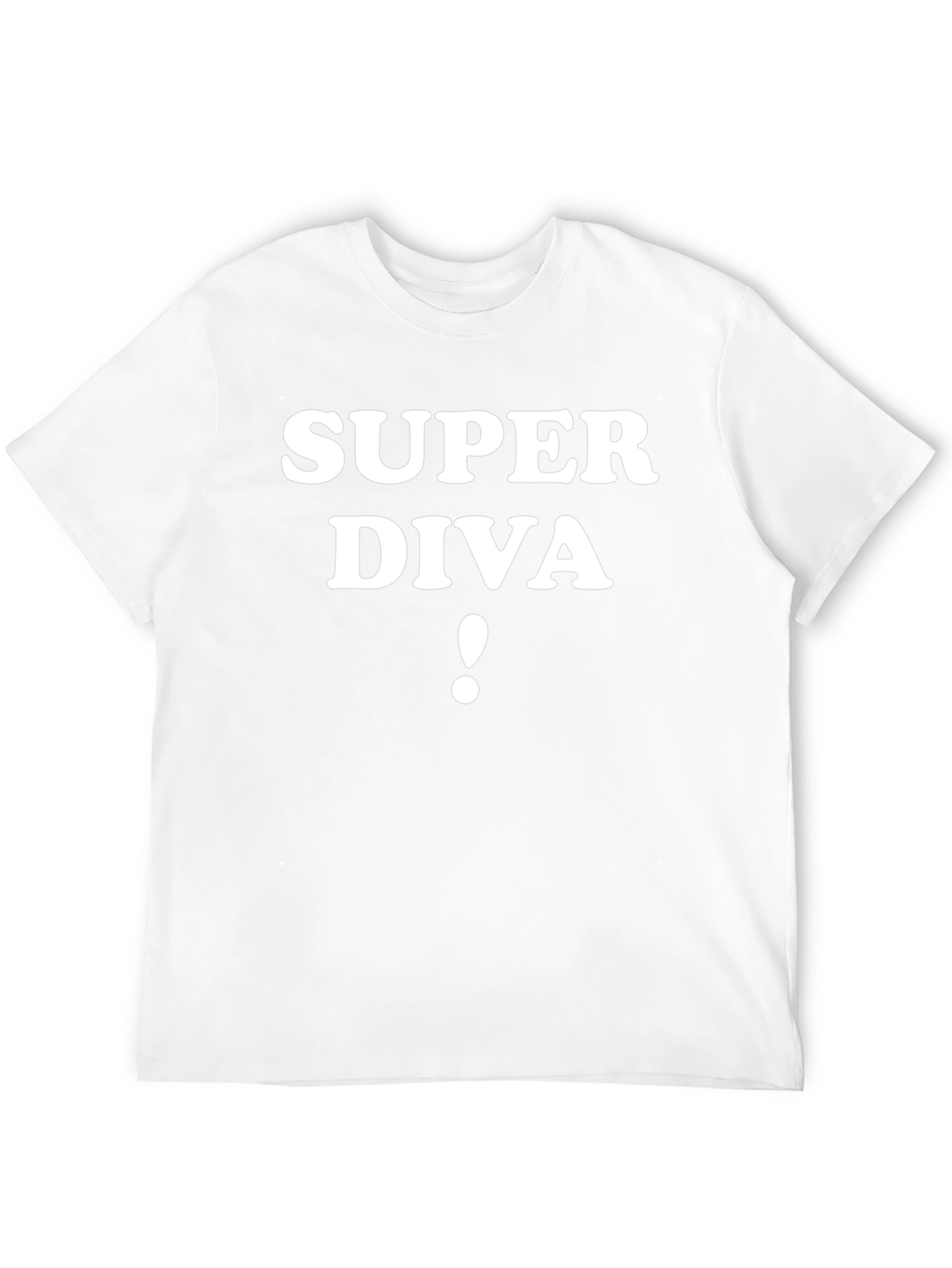 Super Diva T-Shirt - Black Cotton Tee