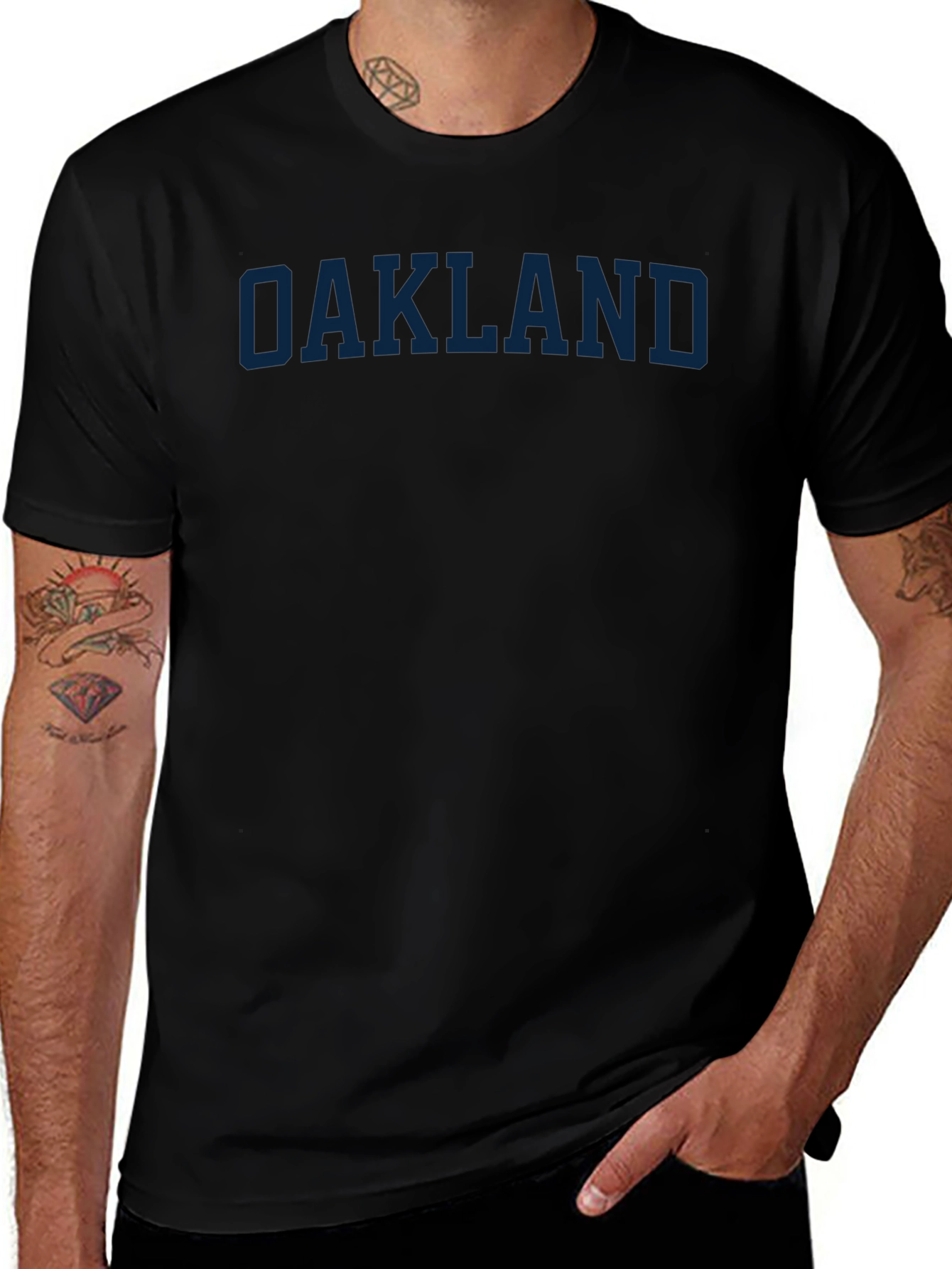 Oakland Graphic Tee - Mens Black T-Shirt