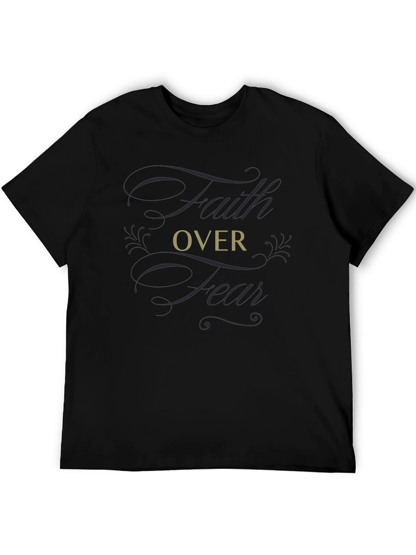 Faith Over Fear Graphic T-Shirt - Soft Cotton Blend