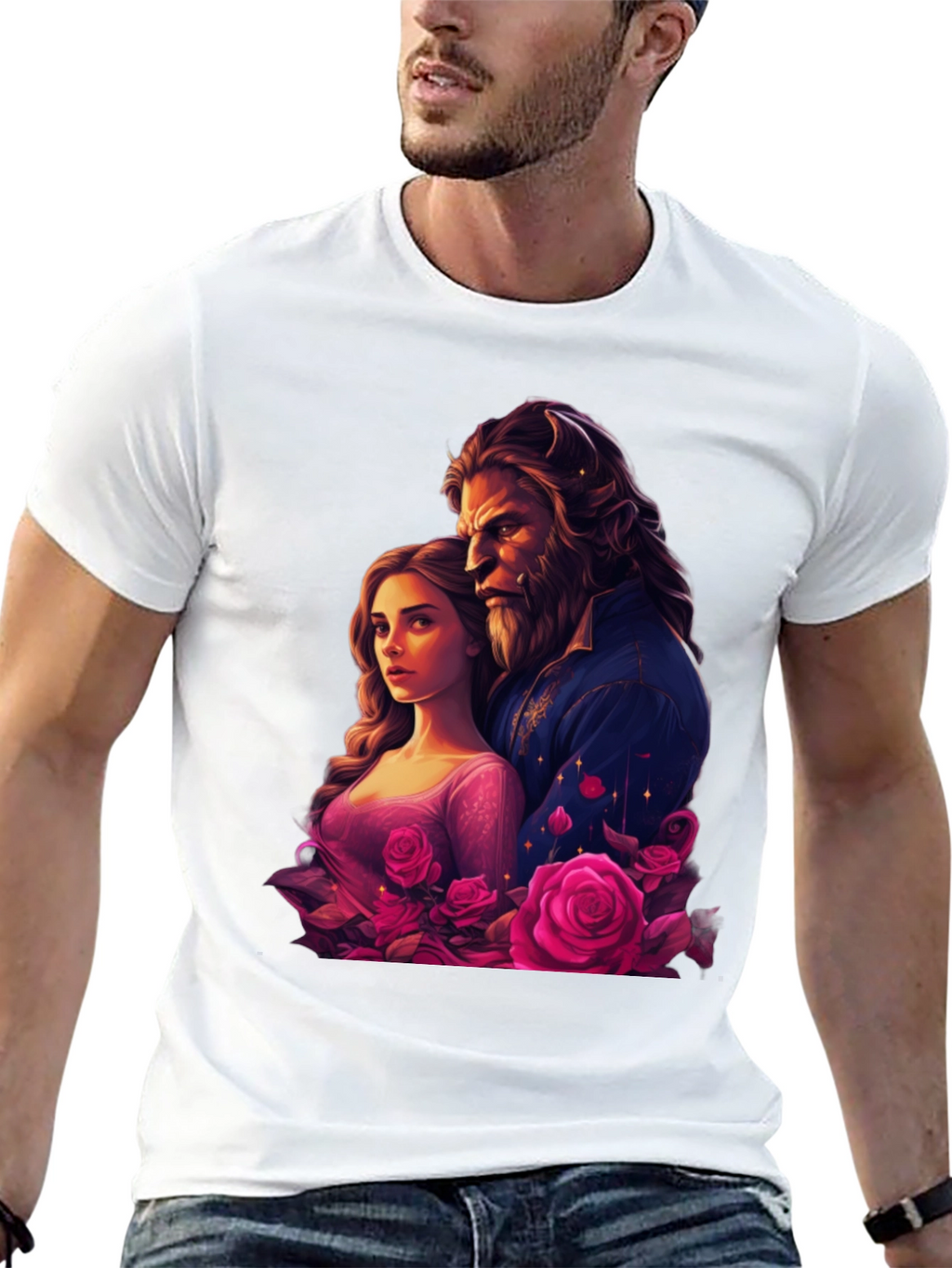 Beauty and the Beast Rose T-Shirt
