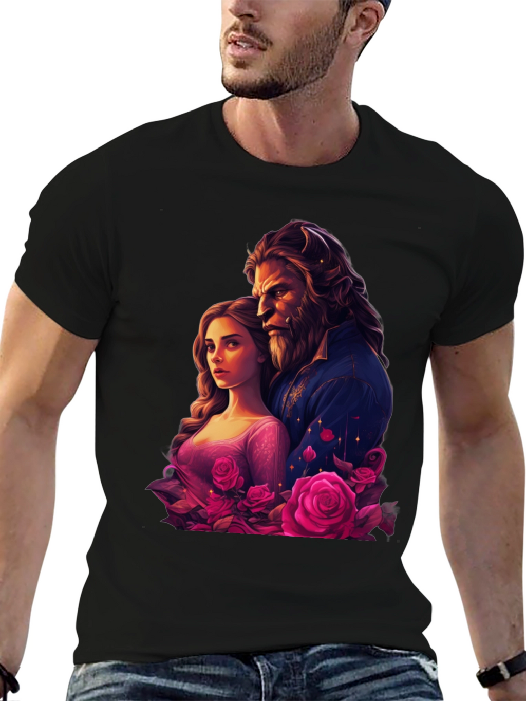 Beauty and the Beast Rose T-Shirt