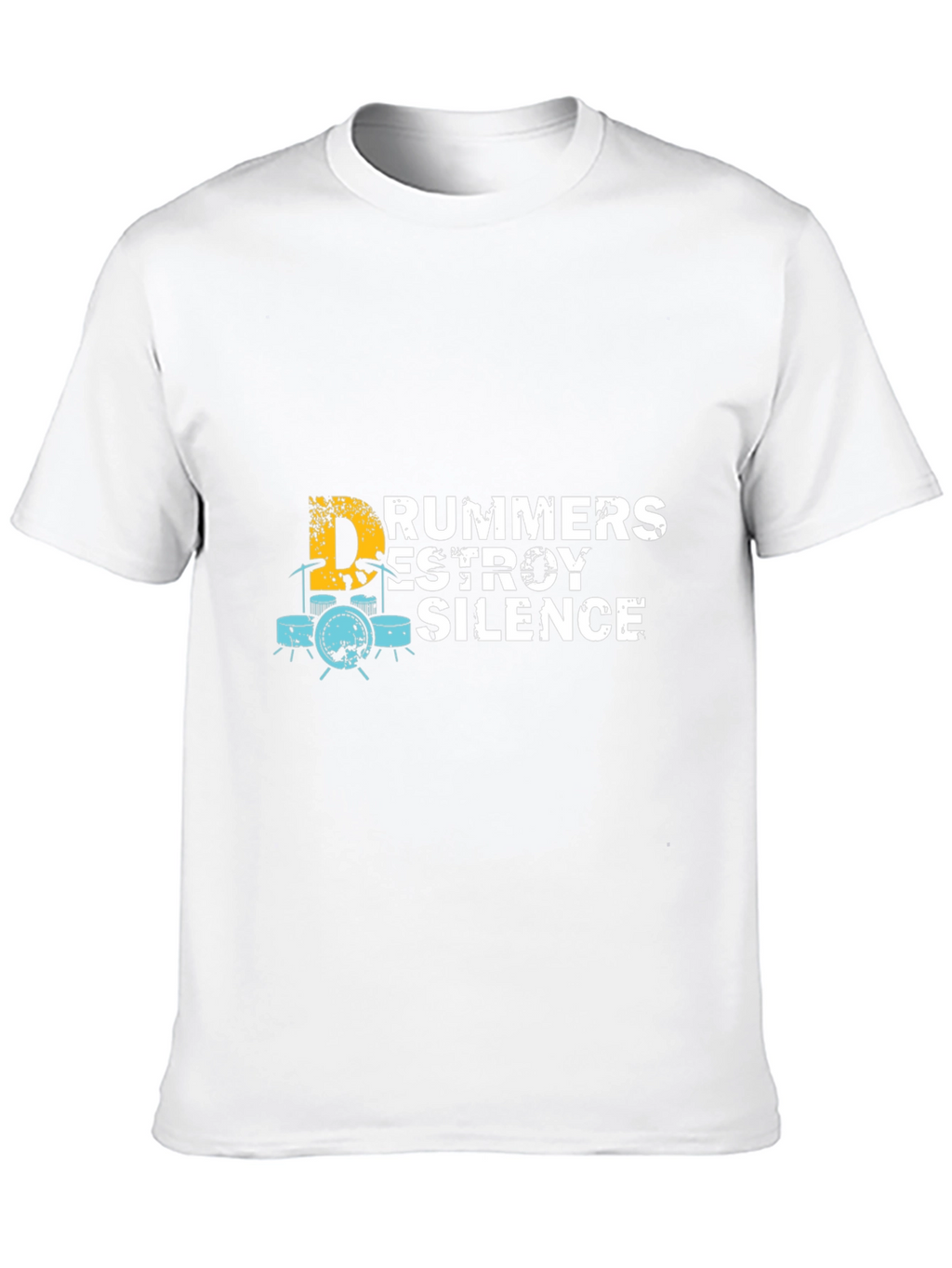 Drummers Destroy Silence Graphic T-Shirt