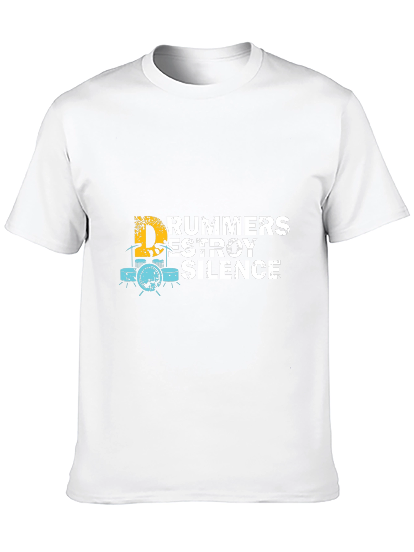 Drummers Destroy Silence Graphic T-Shirt
