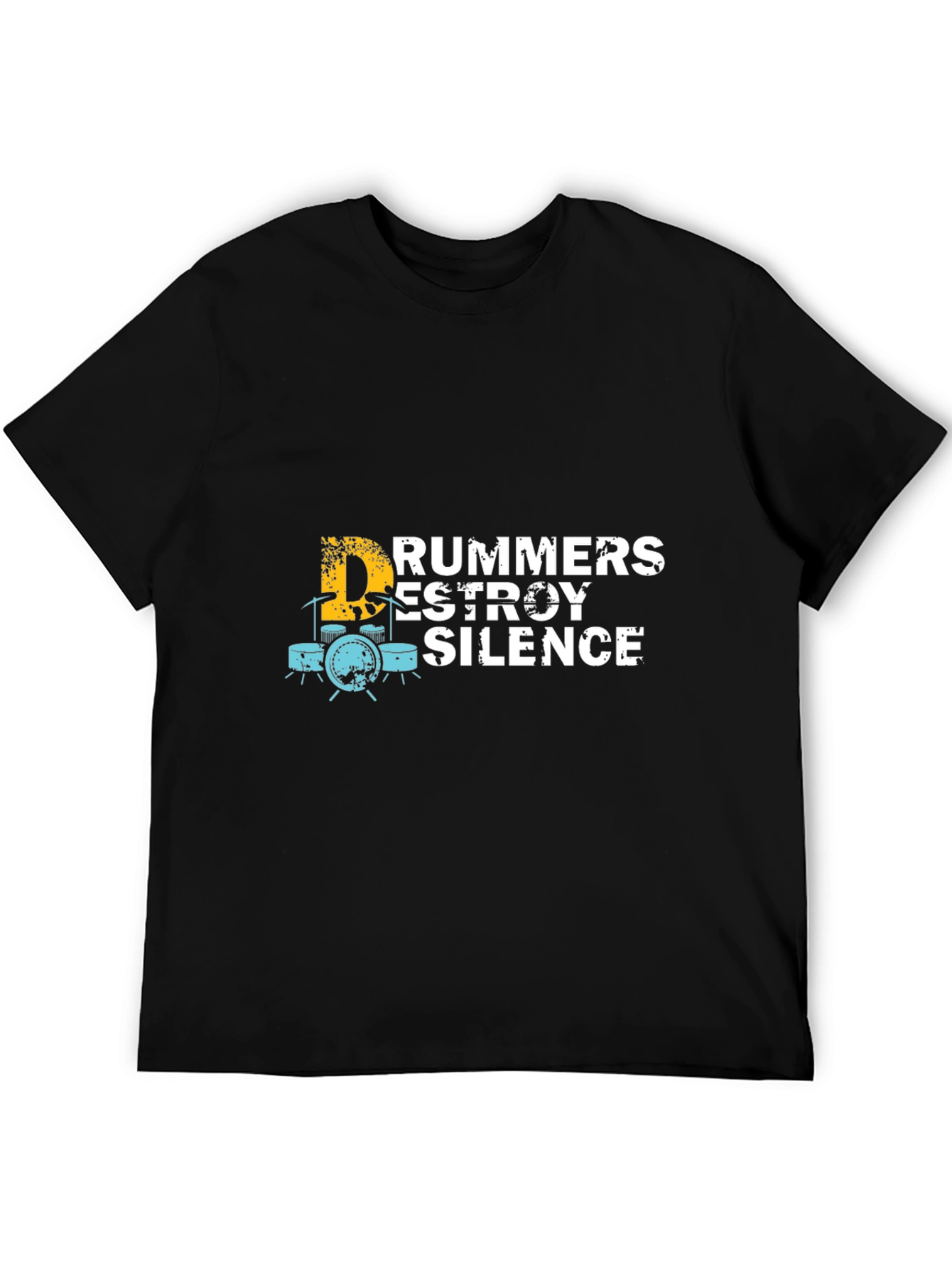 Drummers Destroy Silence Graphic T-Shirt