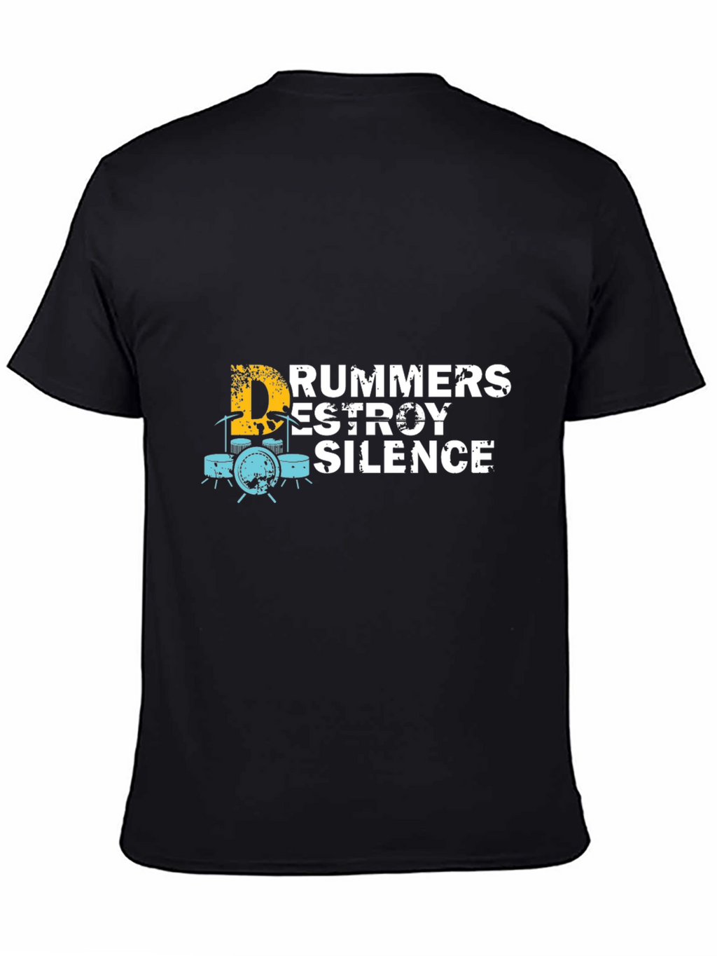 Drummers Destroy Silence Graphic T-Shirt
