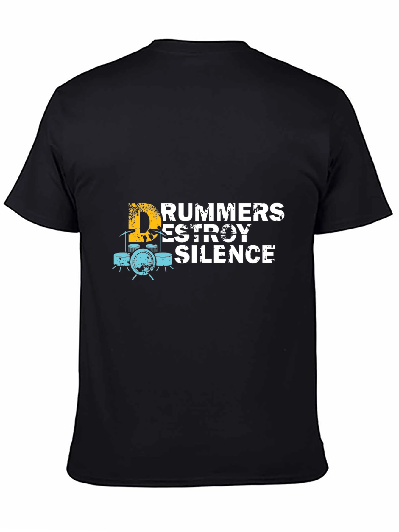 Drummers Destroy Silence Graphic T-Shirt