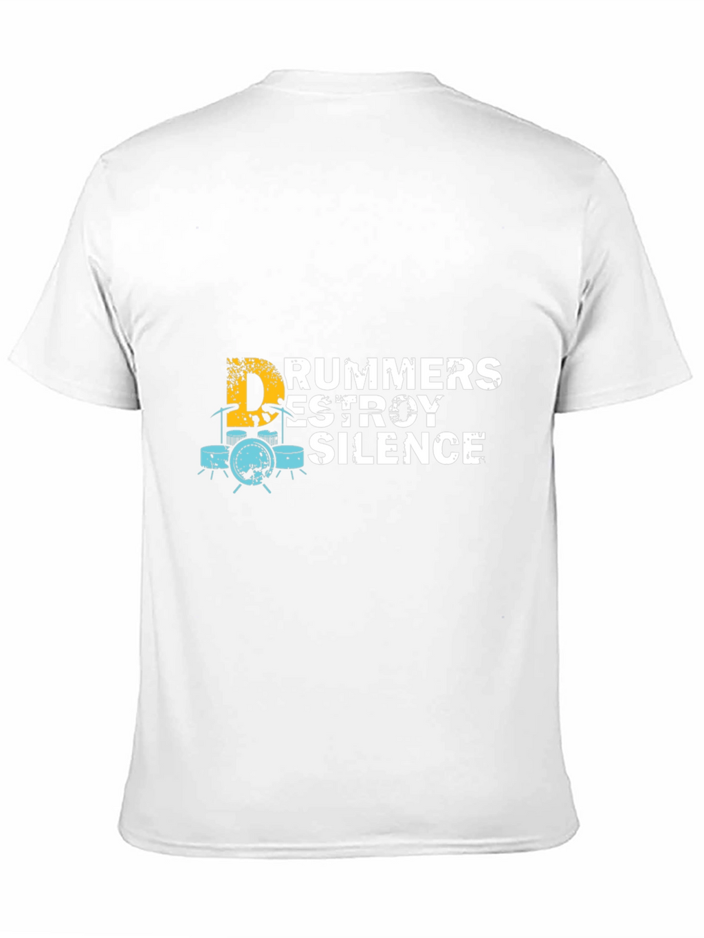 Drummers Destroy Silence Graphic T-Shirt