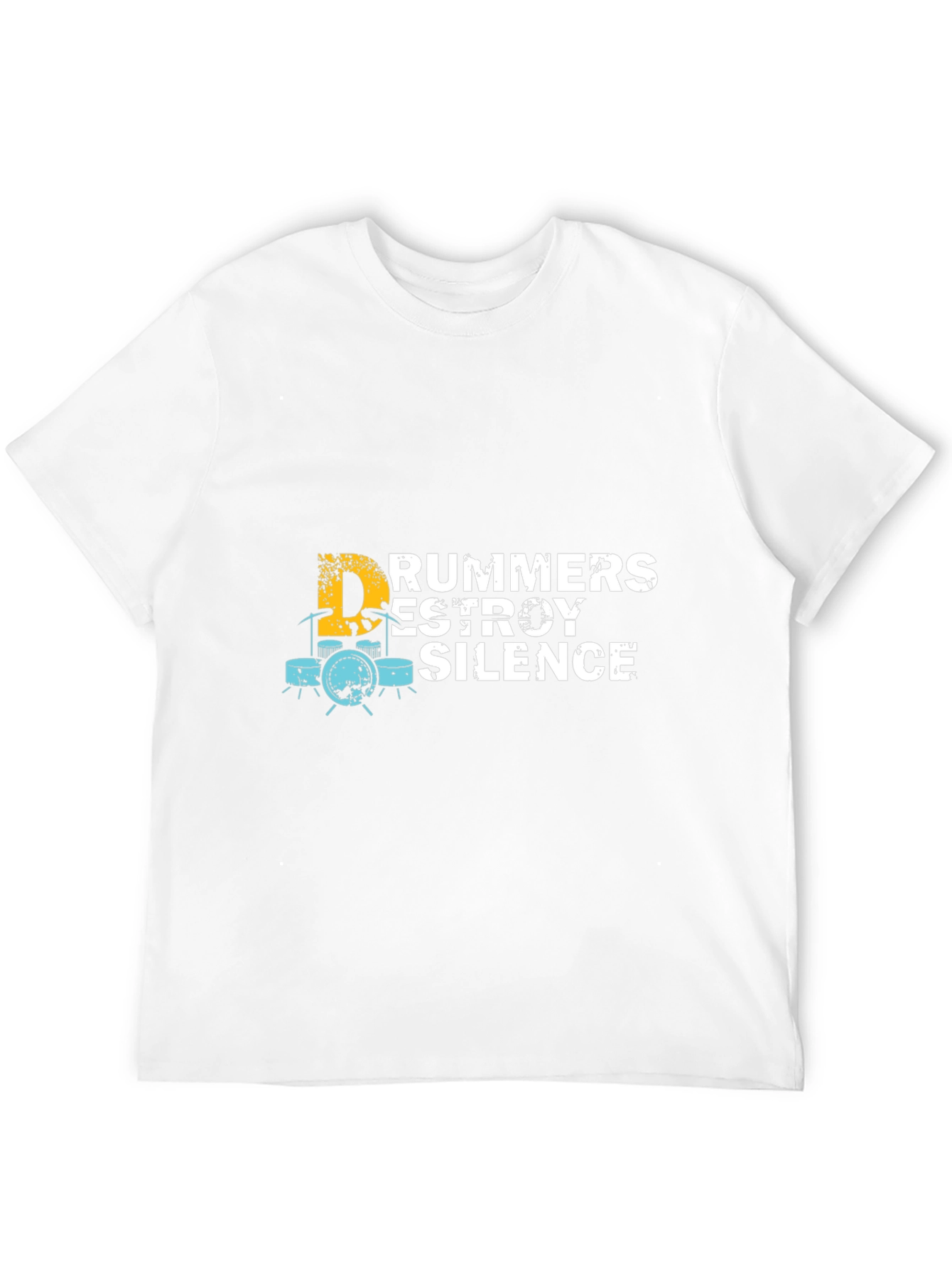 Drummers Destroy Silence Graphic T-Shirt
