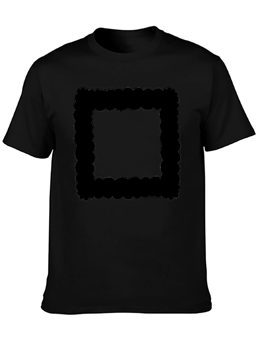 Abstract Graphic Print Crew Neck T-Shirt