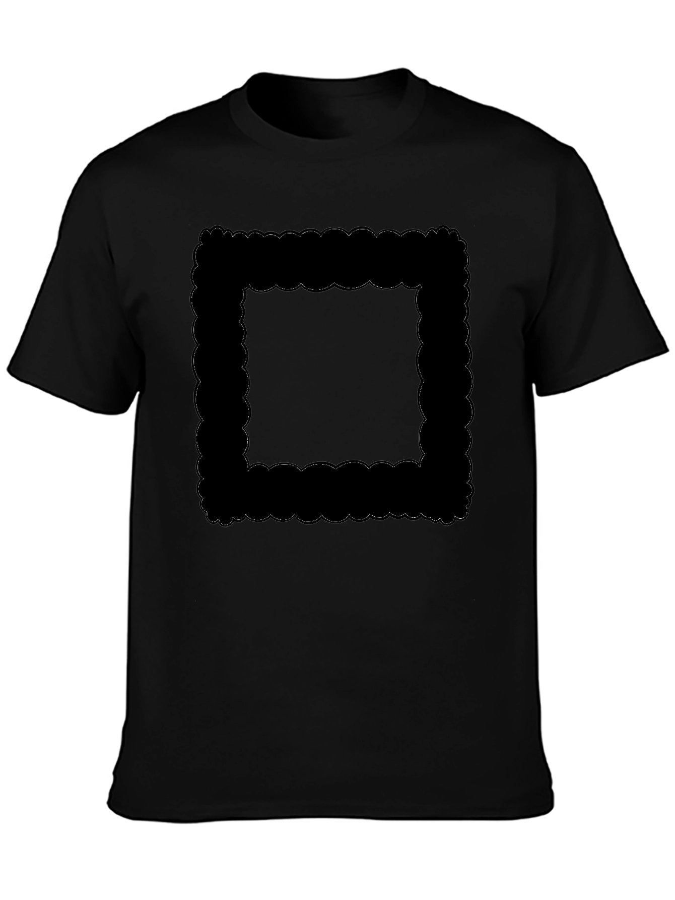 Abstract Graphic Print Crew Neck T-Shirt
