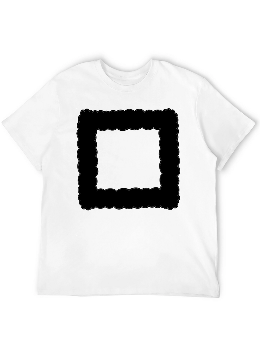 Abstract Graphic Print Crew Neck T-Shirt