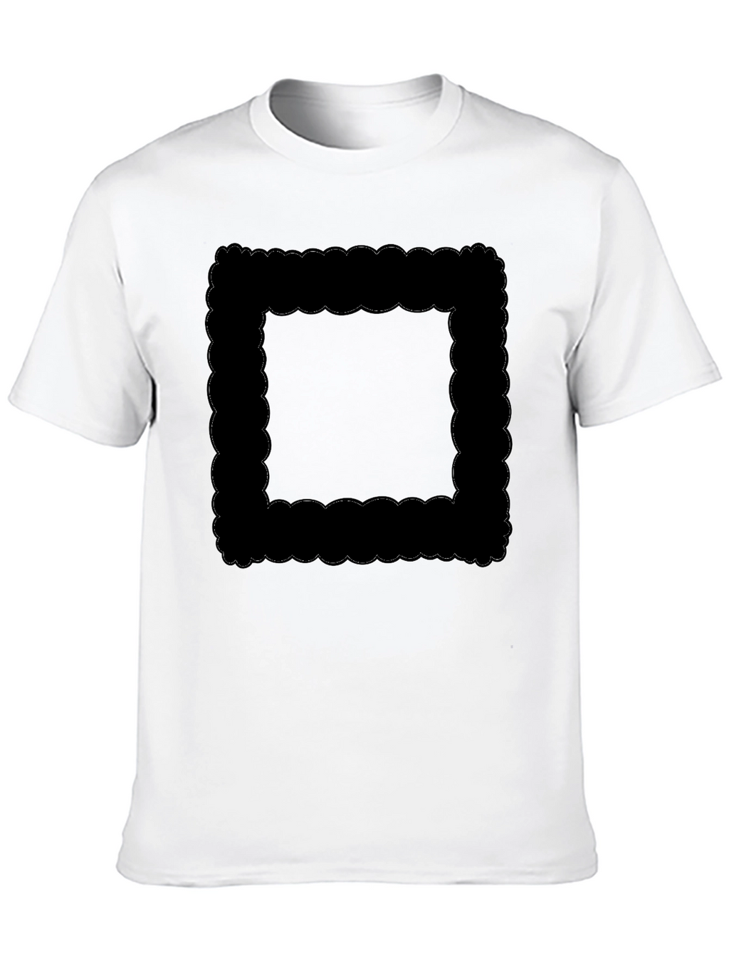 Abstract Graphic Print Crew Neck T-Shirt