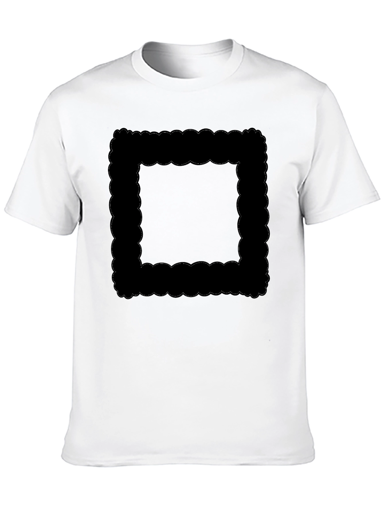 Abstract Graphic Print Crew Neck T-Shirt