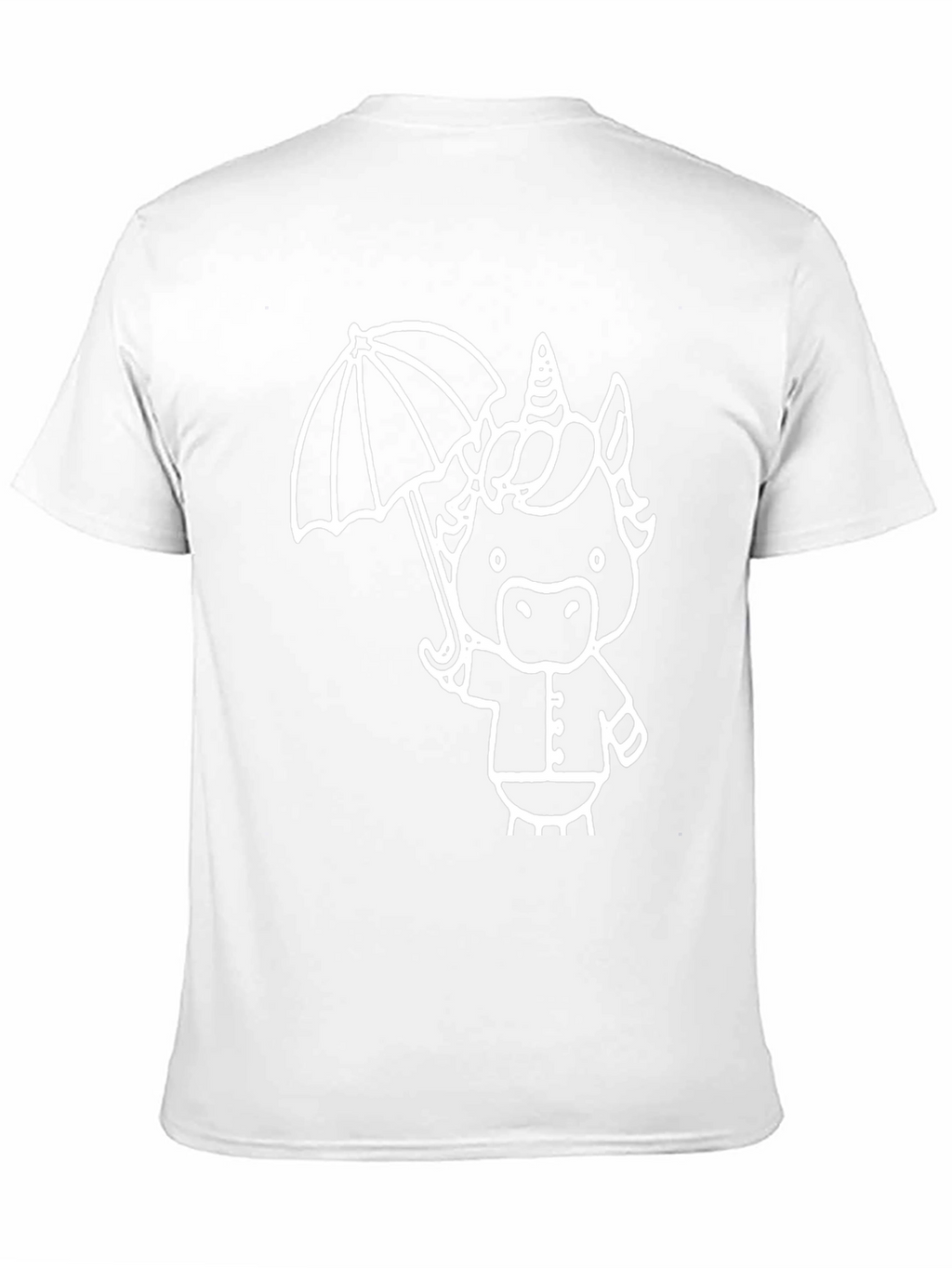 Unicorn Umbrella Graphic Tee - Black