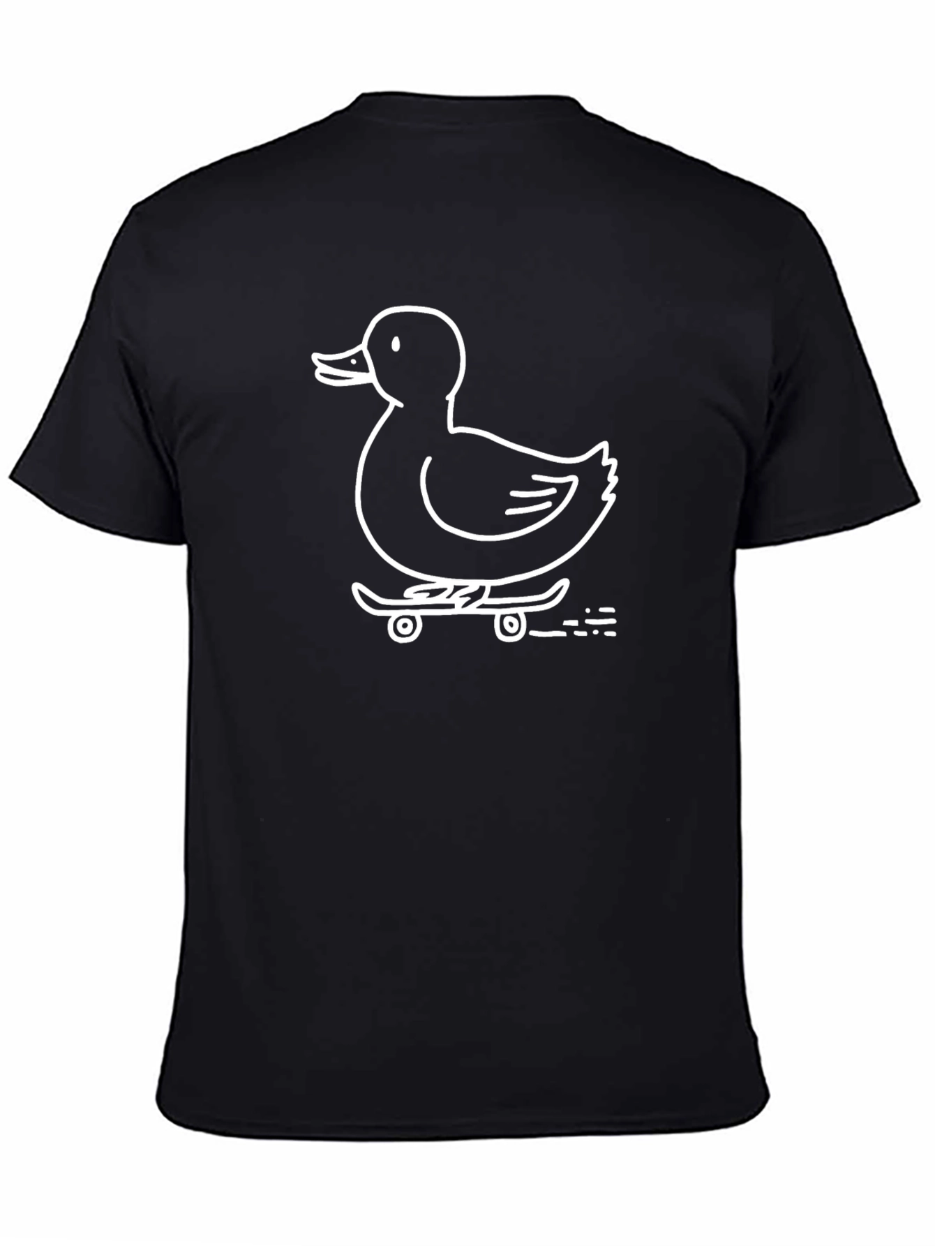 Duck Skateboard T-Shirt - Cool Graphic Tee