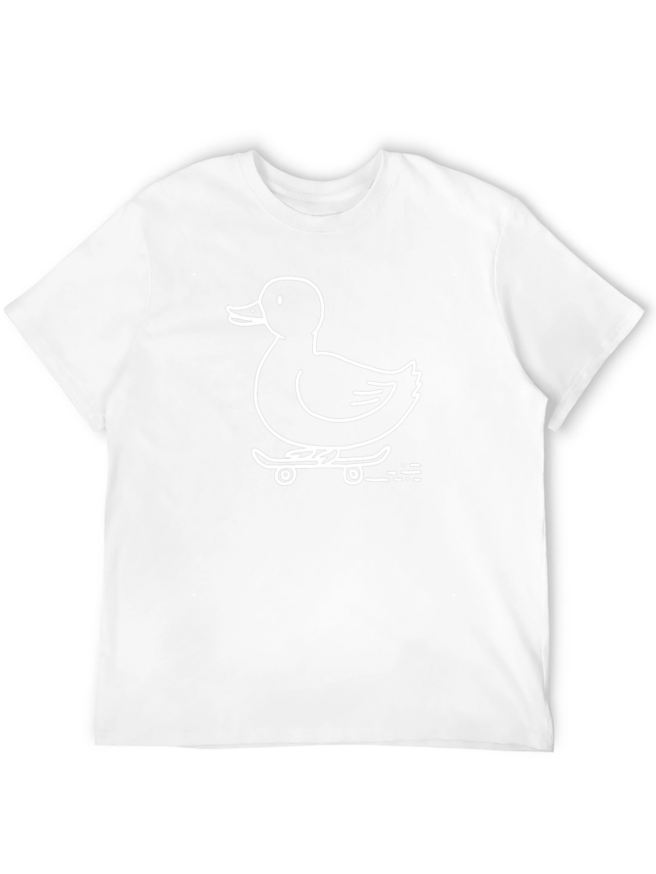 Duck Skateboard T-Shirt - Cool Graphic Tee