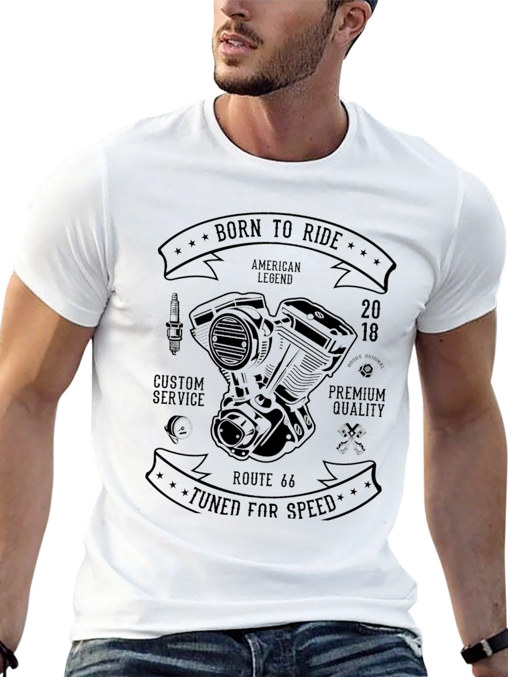Born to Ride Graphic Tee - American Legend