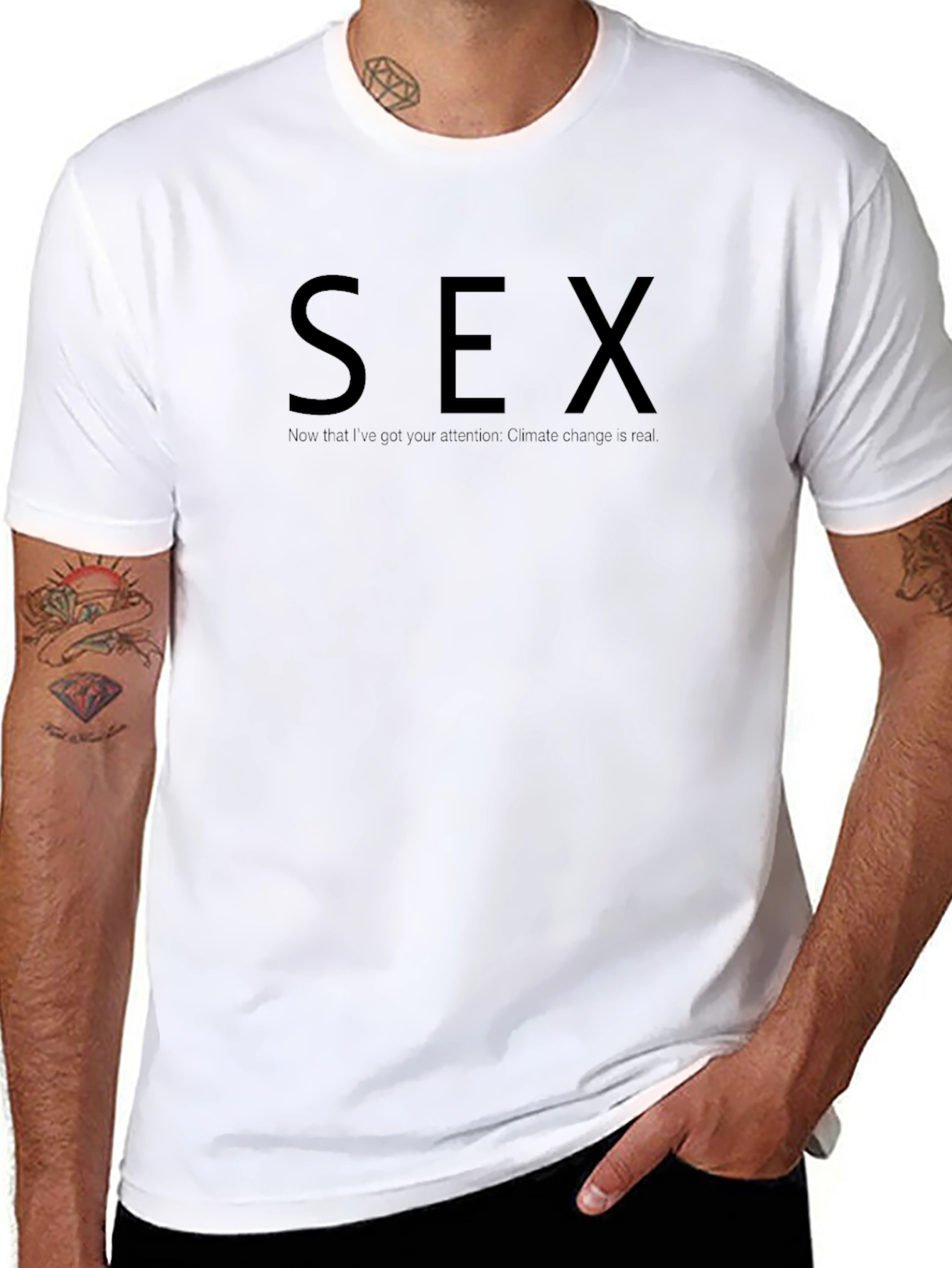 Provocative Climate Change Awareness T-Shirt