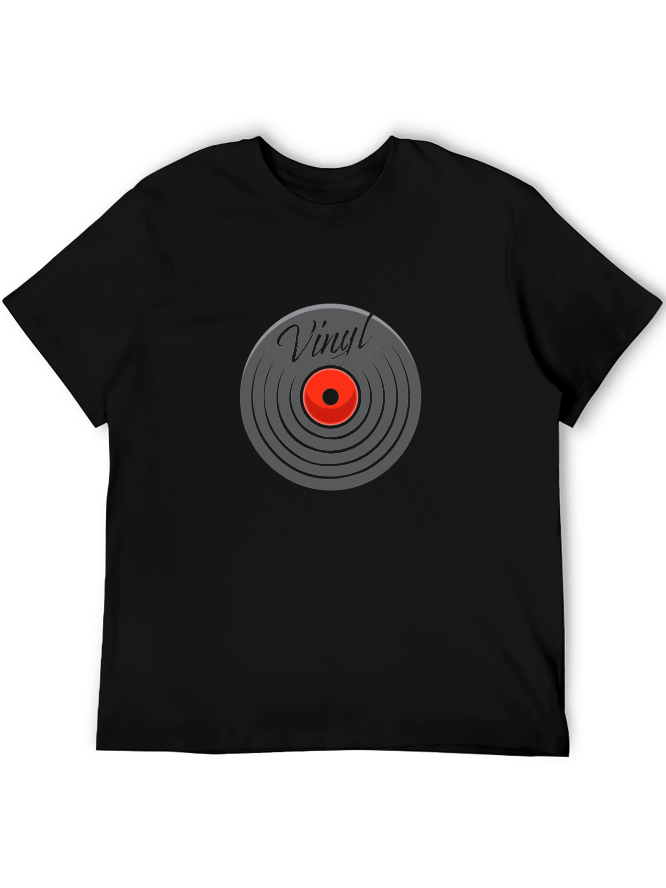 Vinyl Record Graphic Tee - Music Lovers T-Shirt