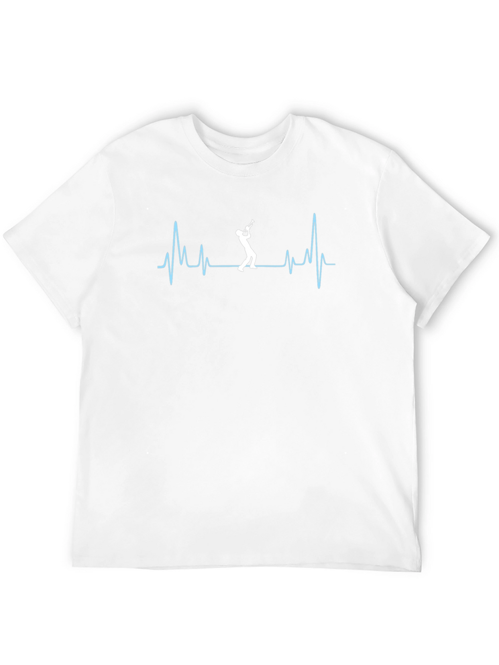 Trumpet Heartbeat T-Shirt - Music Lover Tee