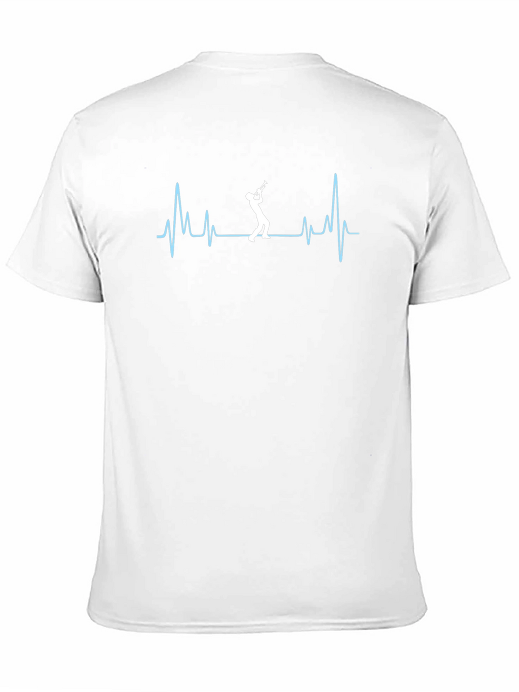Trumpet Heartbeat T-Shirt - Music Lover Tee