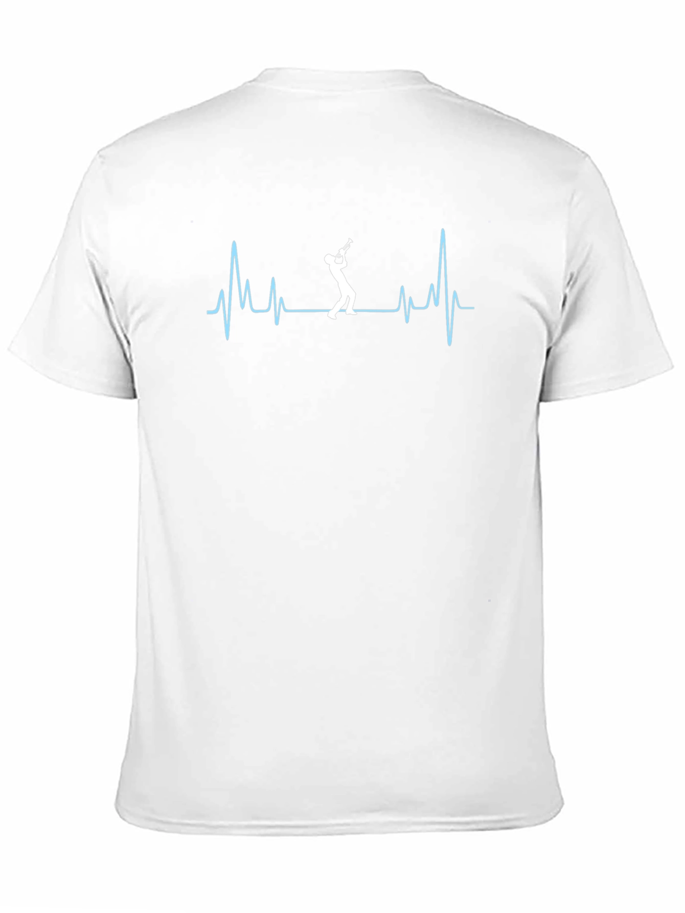 Trumpet Heartbeat T-Shirt - Music Lover Tee