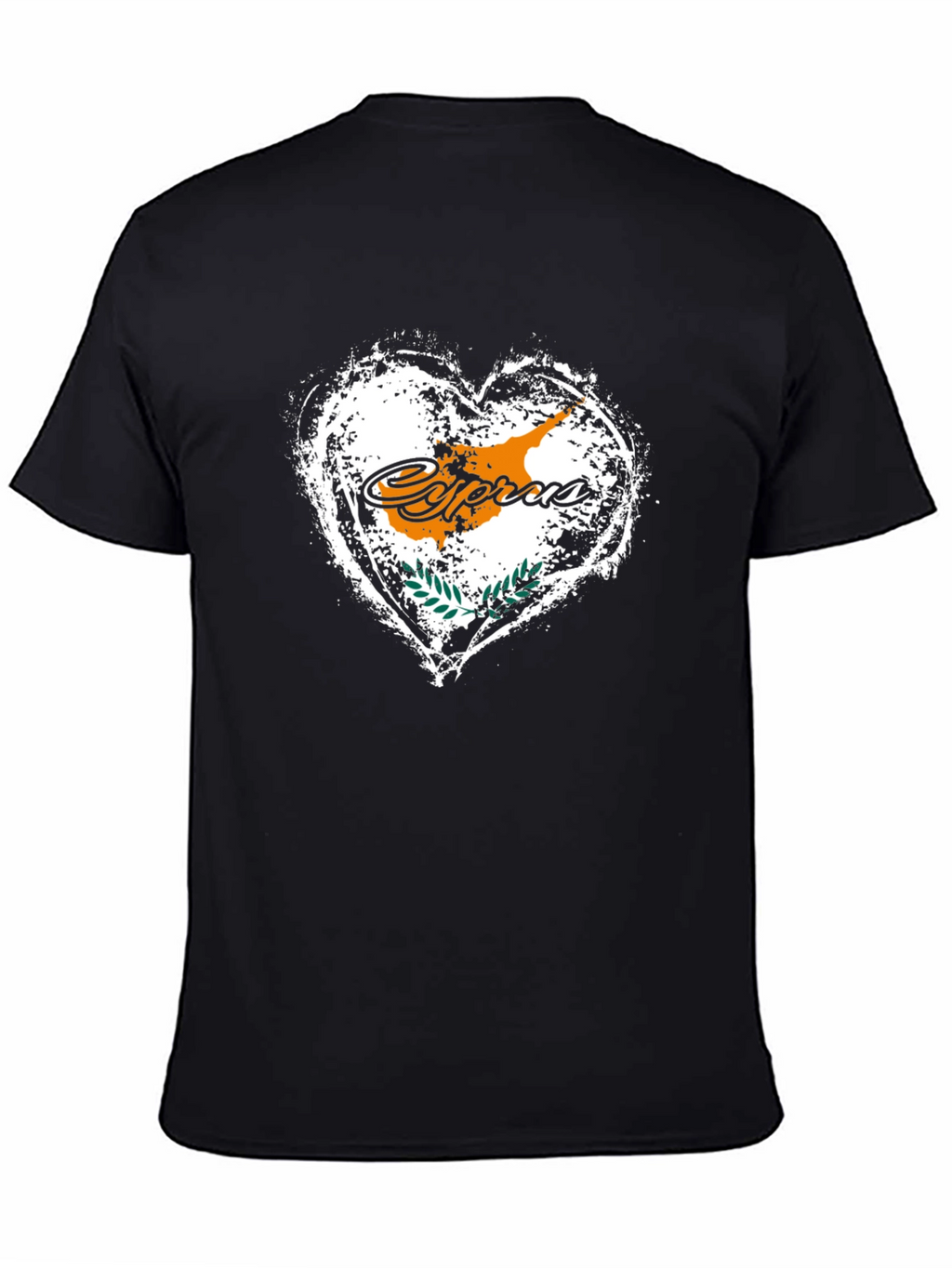 Cyprus Flag Heart T-Shirt - Island Pride Tee