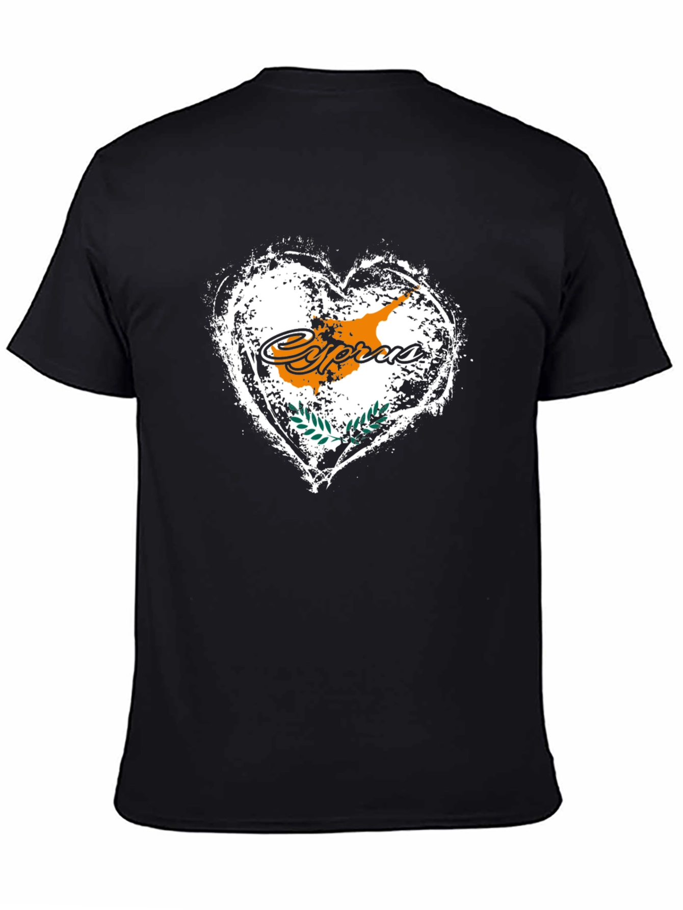 Cyprus Flag Heart T-Shirt - Island Pride Tee