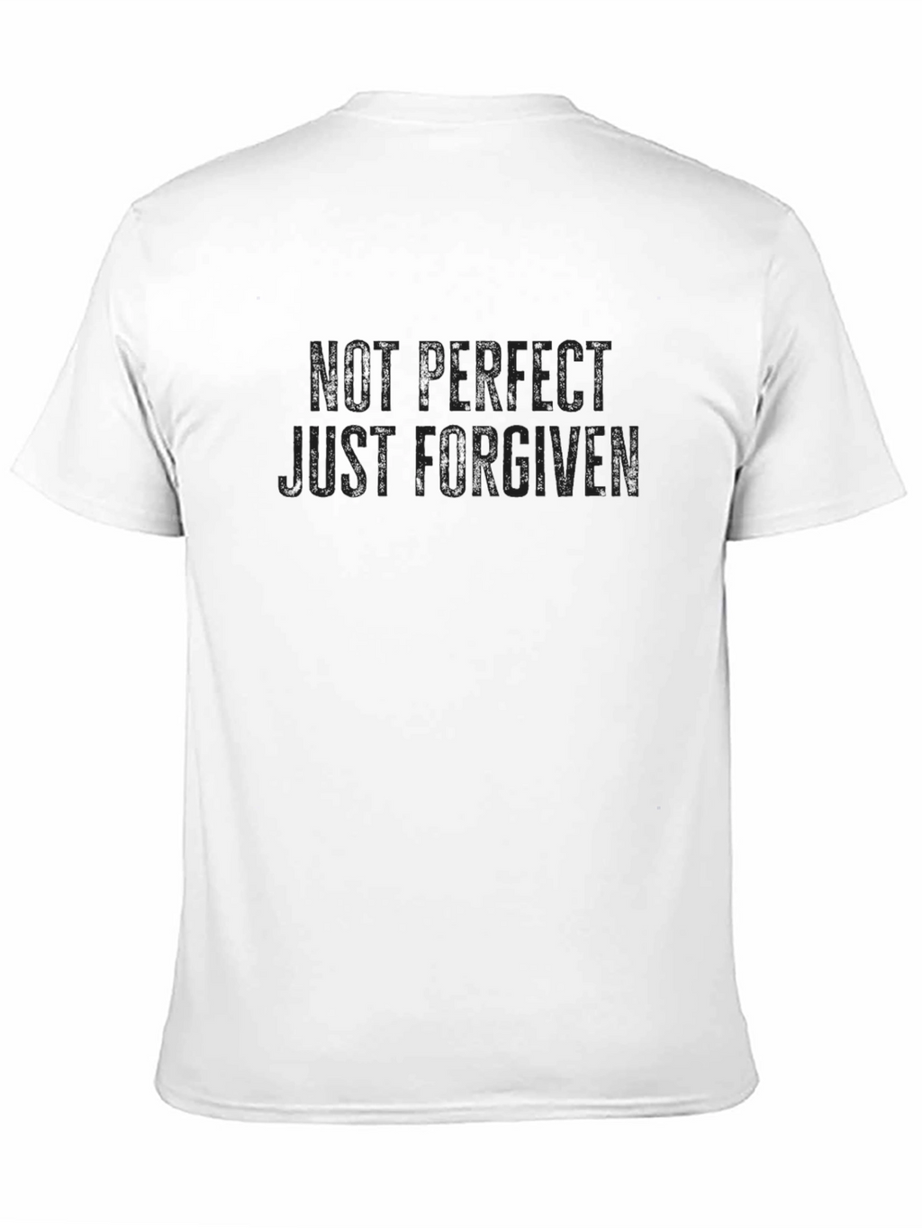 Not Perfect Just Forgiven Black T-Shirt