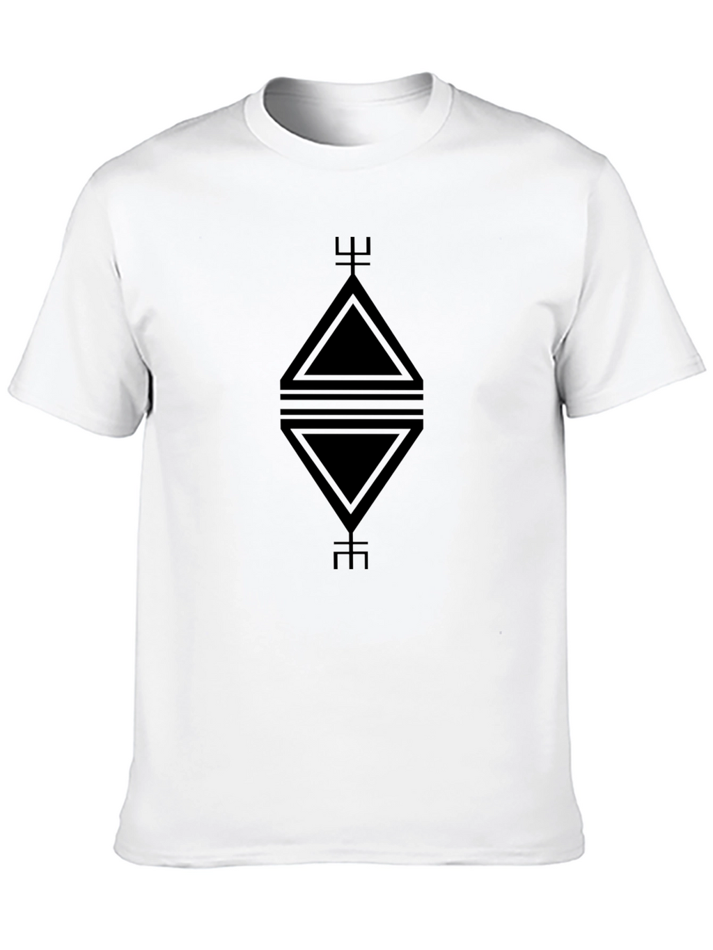 Geometric Design Tee - Modern Minimalist Style