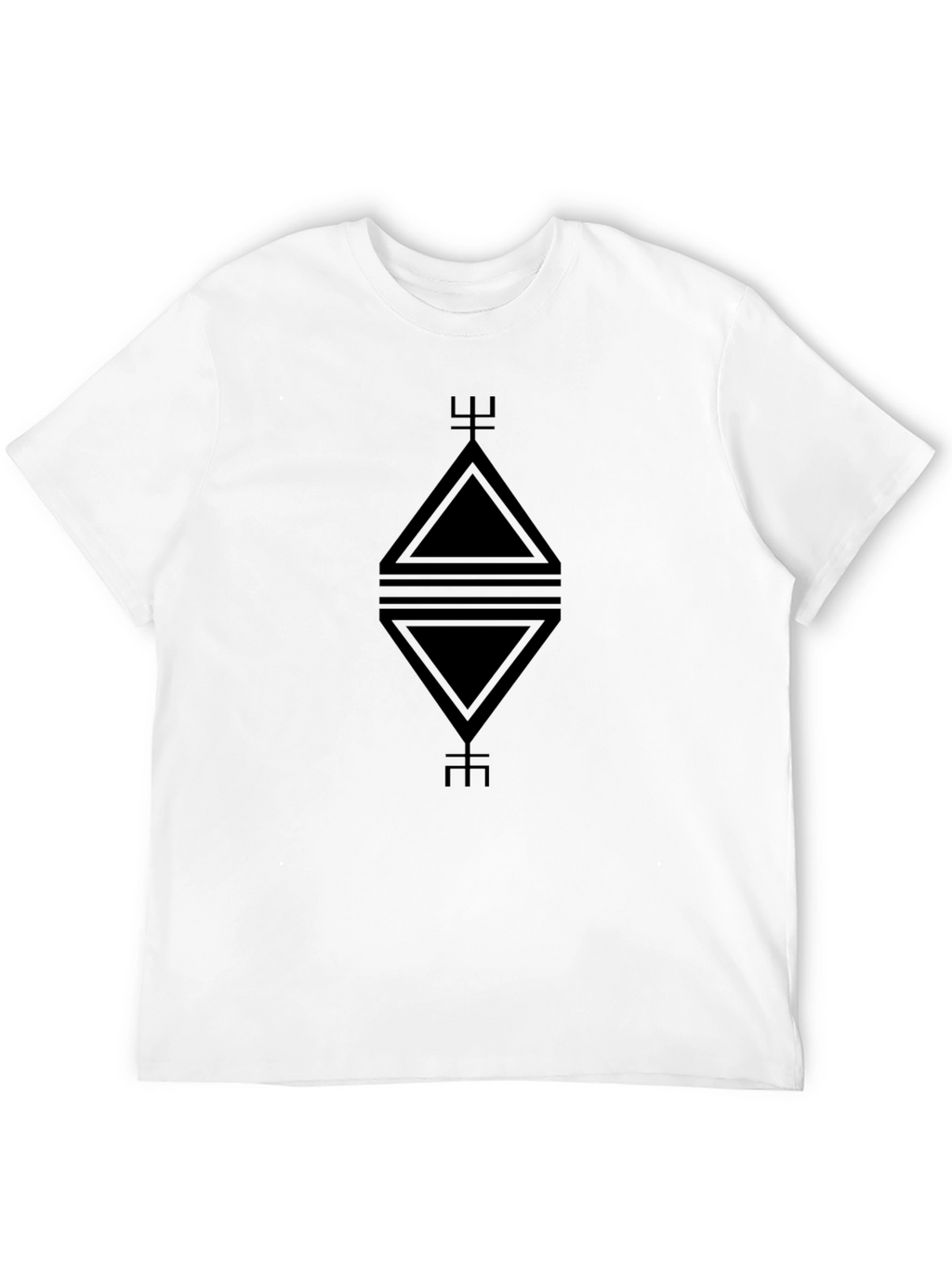 Geometric Design Tee - Modern Minimalist Style