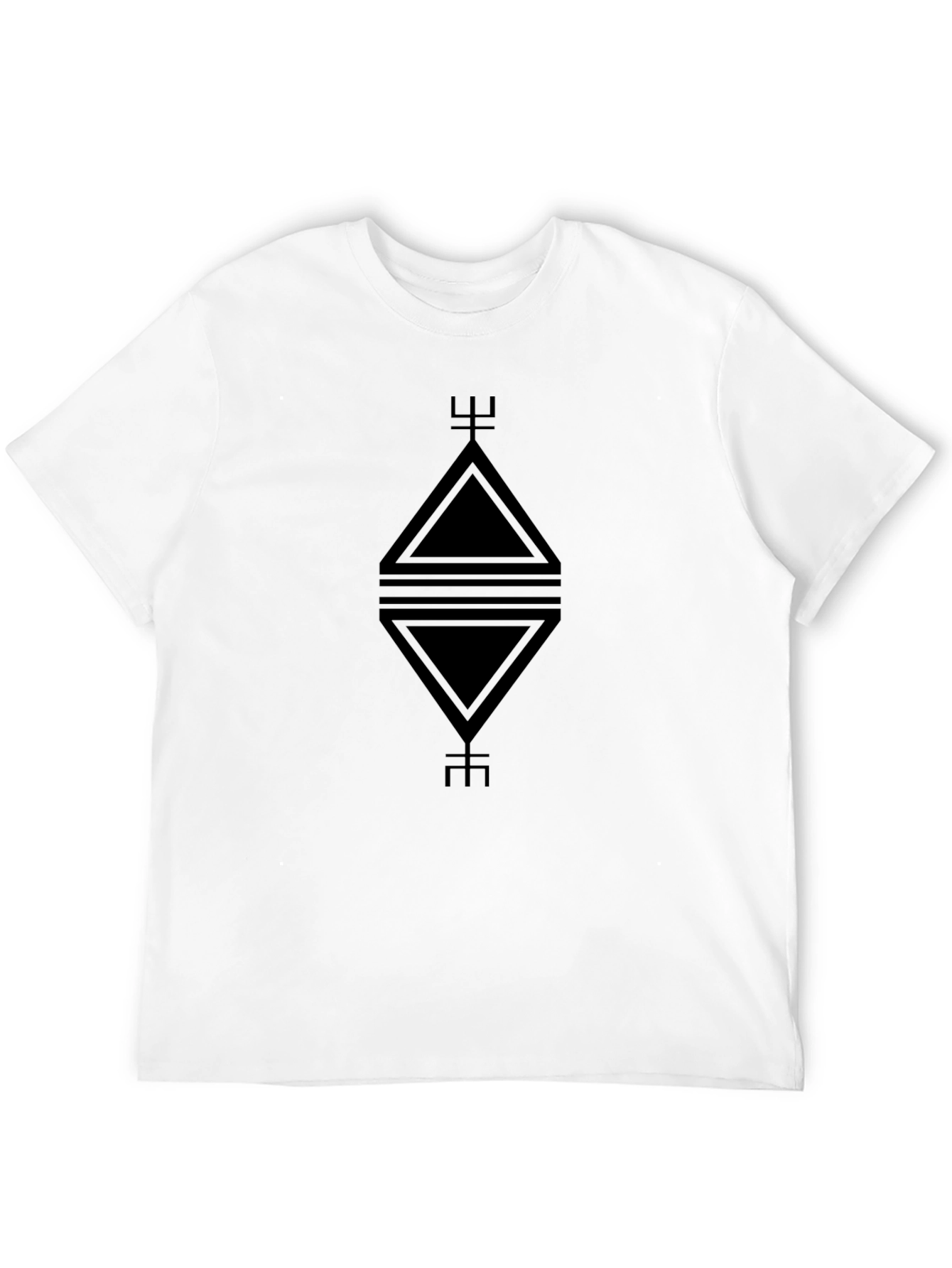 Geometric Design Tee - Modern Minimalist Style