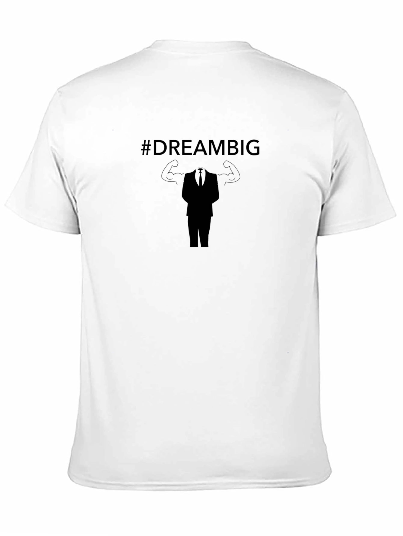 Dream Big Graphic Tee - Motivational Black T-Shirt