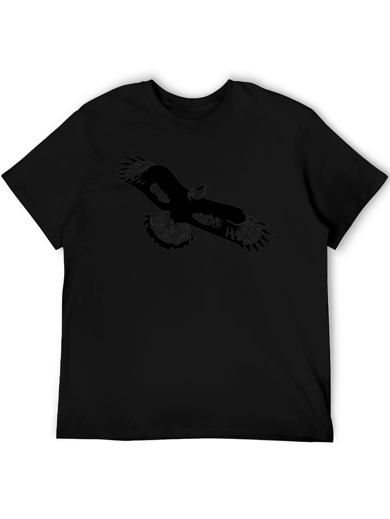 Black Eagle Graphic Tee for Men