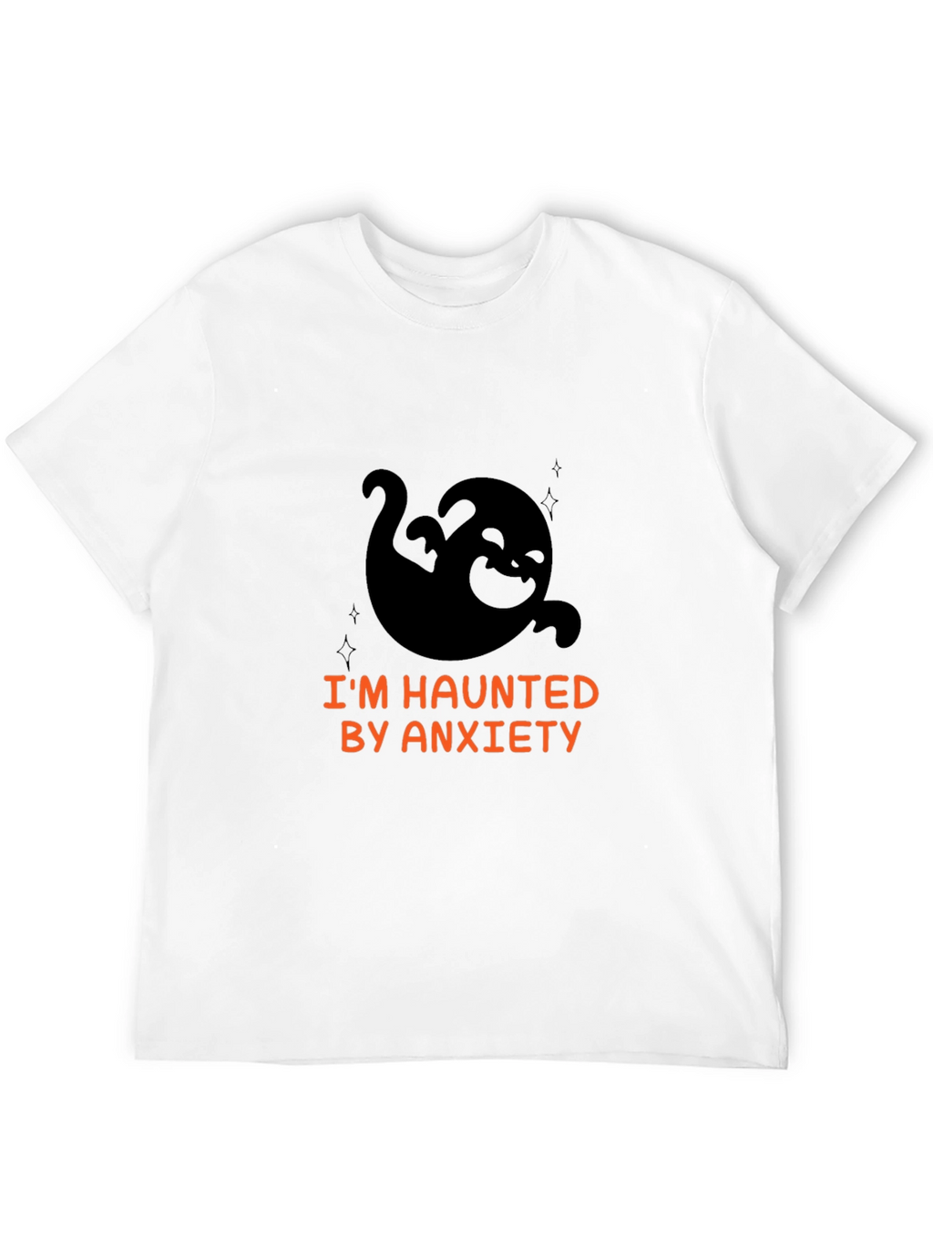 Haunted by Anxiety Graphic Tee - Soft Cotton Blend