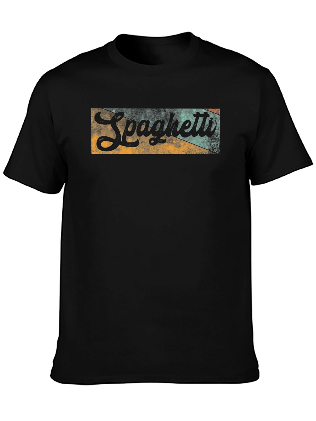 Retro Spaghetti Graphic Tee - Classic Comfort