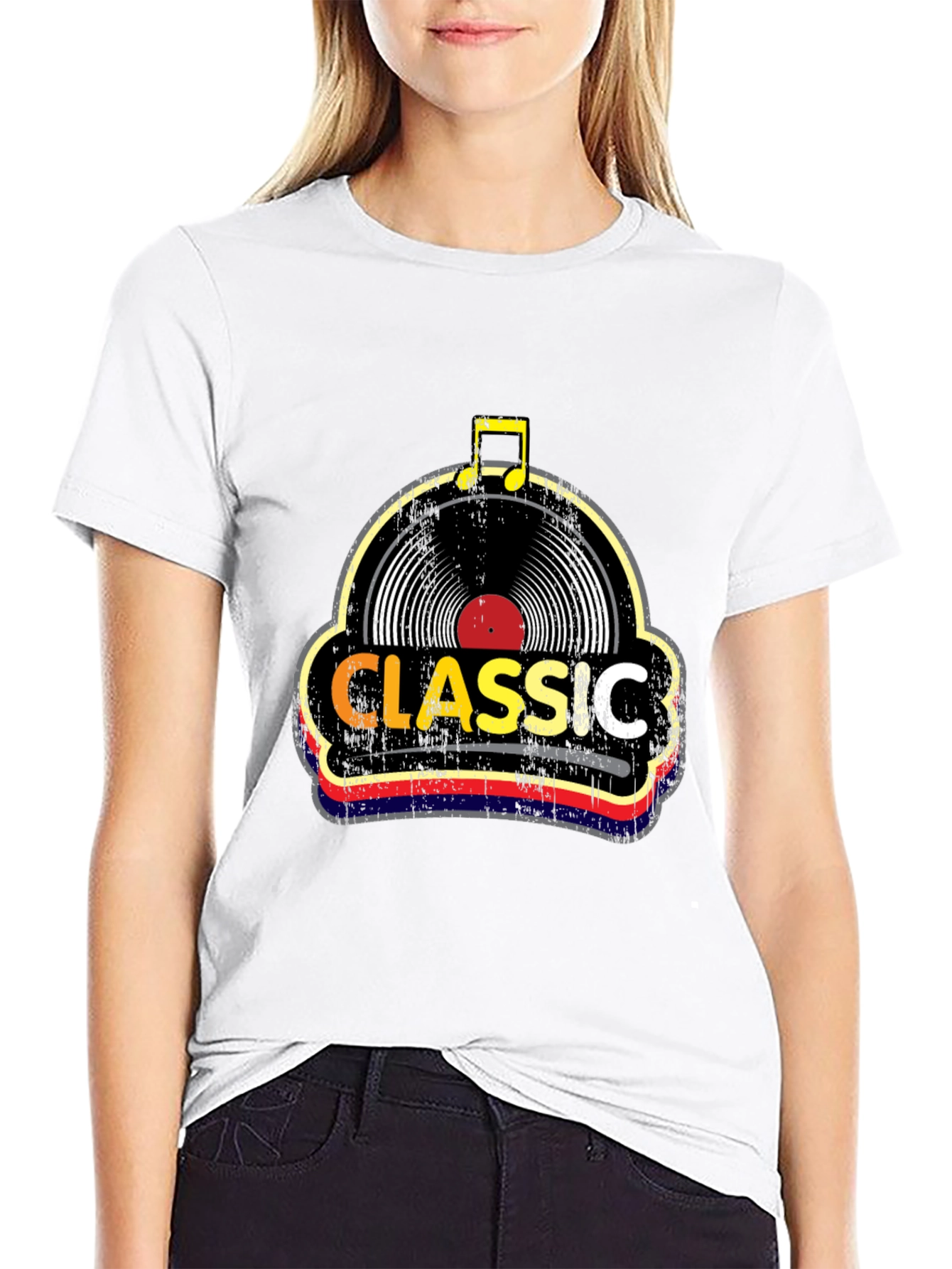 Classic Vinyl Record T-Shirt - Retro Music Tee