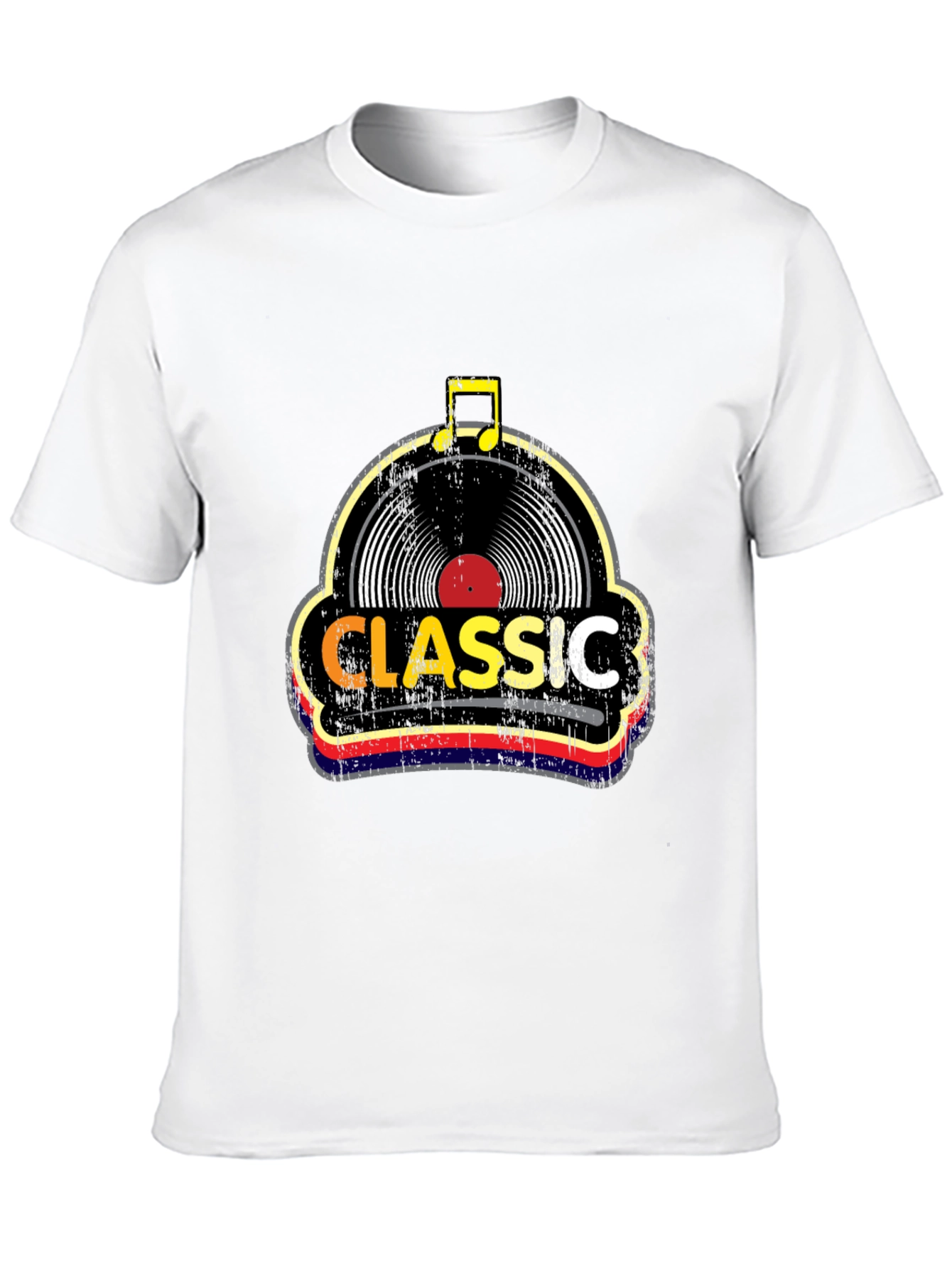 Classic Vinyl Record T-Shirt - Retro Music Tee