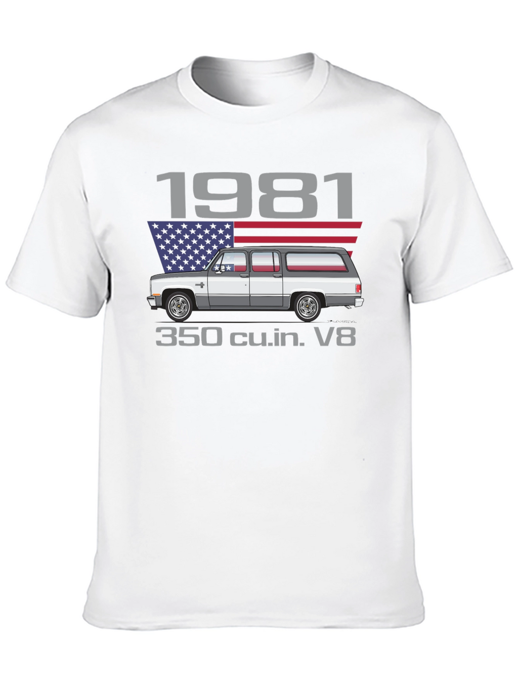 1981 Chevrolet Suburban T-Shirt - Classic American Truck