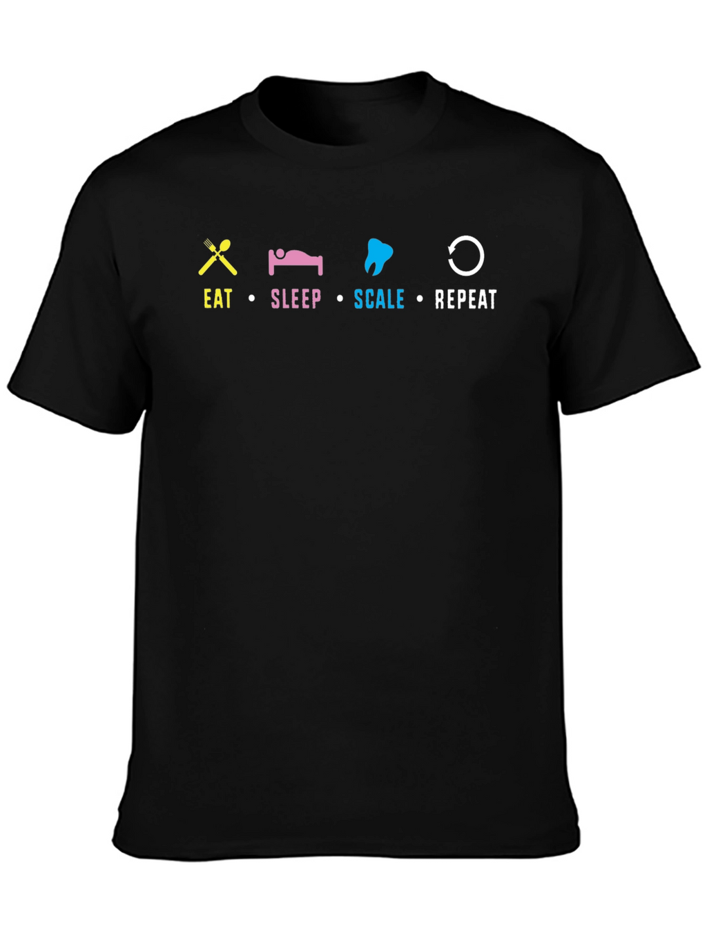 Eat Sleep Scale Repeat T-Shirt