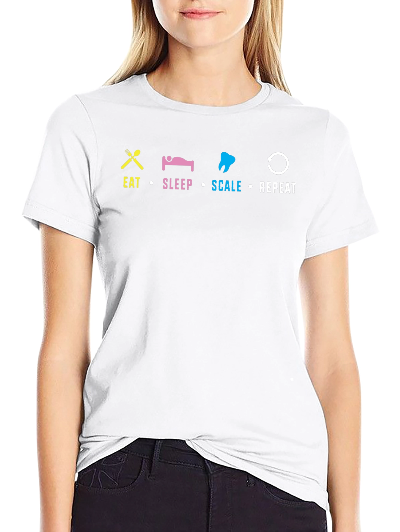 Eat Sleep Scale Repeat T-Shirt