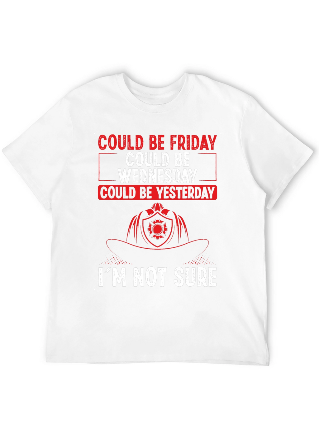 Could Be Friday Mens T-Shirt - Firefighter Design
