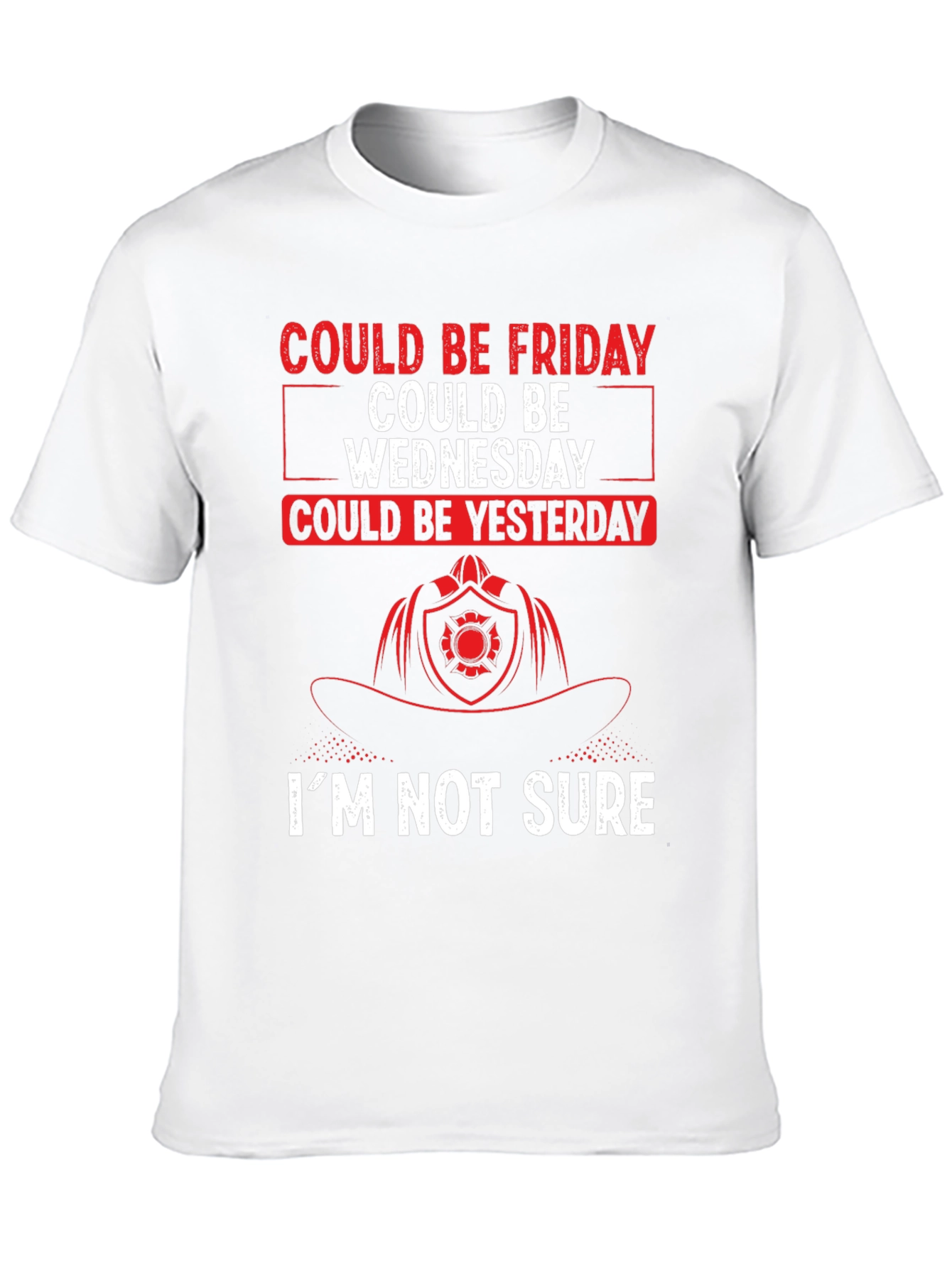 Could Be Friday Mens T-Shirt - Firefighter Design