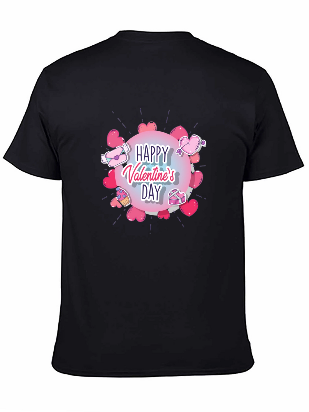 Happy Valentines Day Graphic T-Shirt