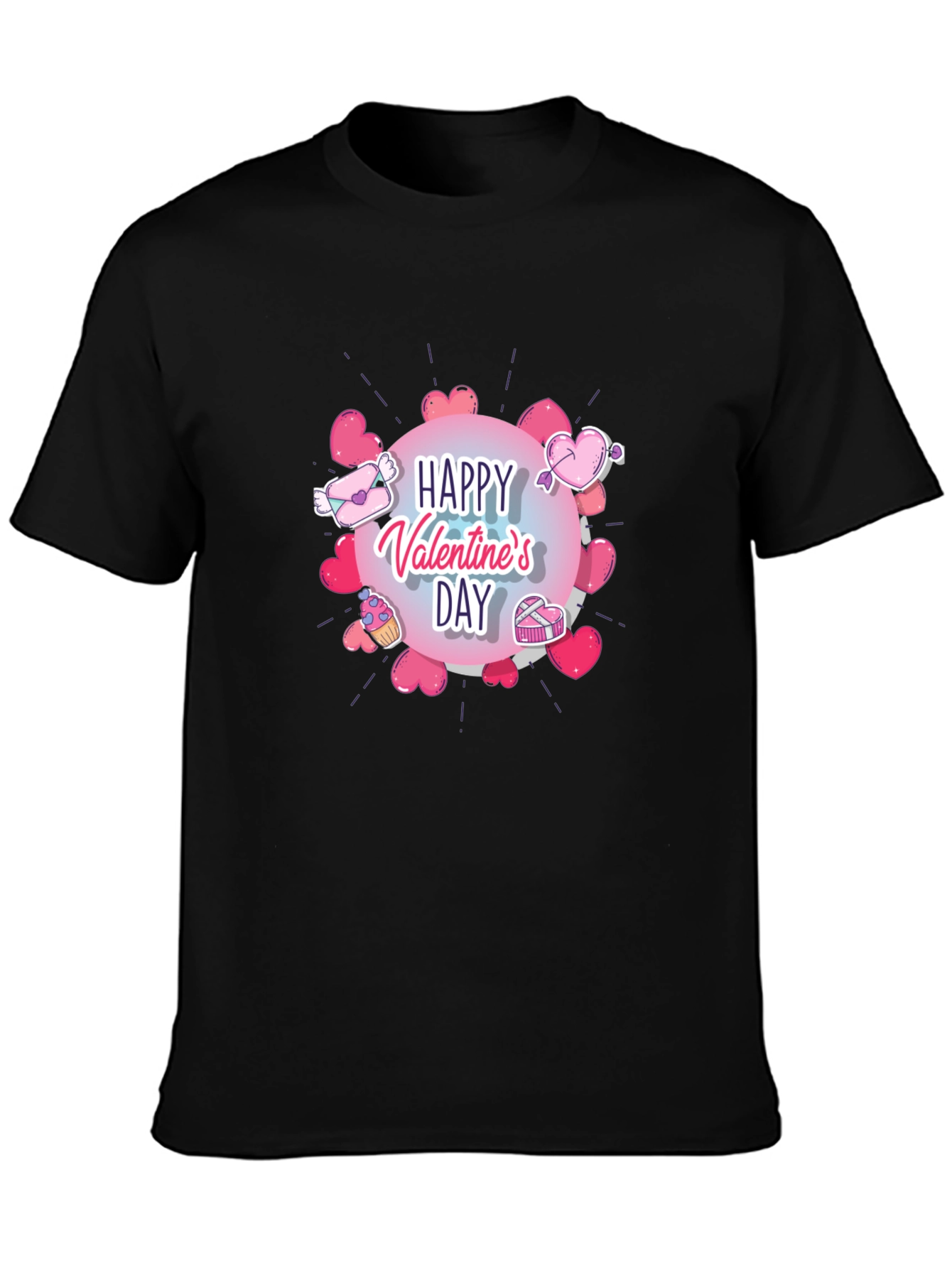 Happy Valentines Day Graphic T-Shirt
