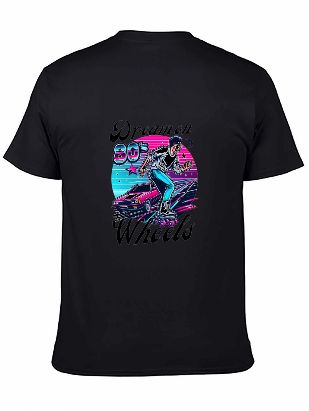 Retro 80s Dream On Wheels T-Shirt