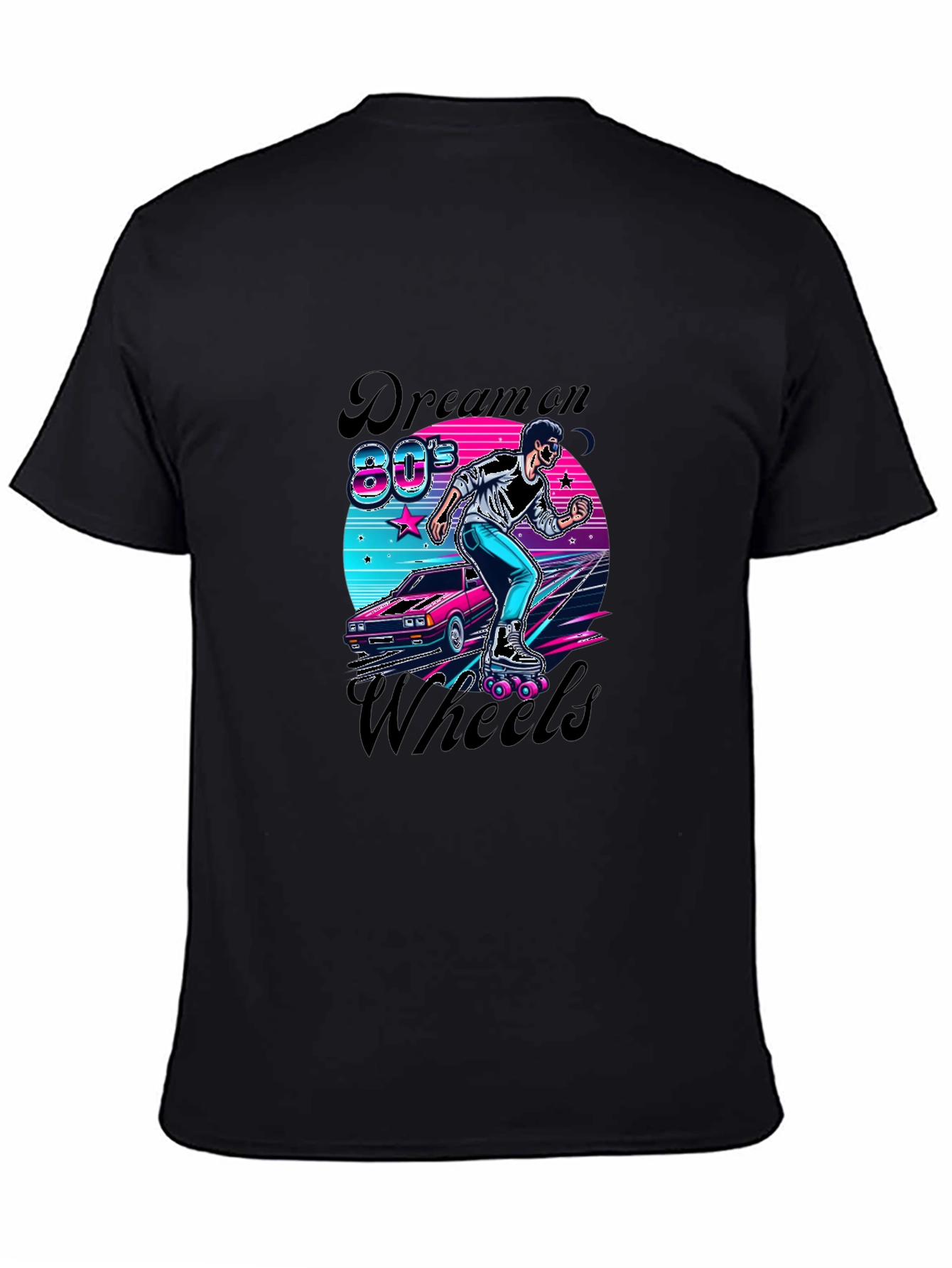 Retro 80s Dream On Wheels T-Shirt