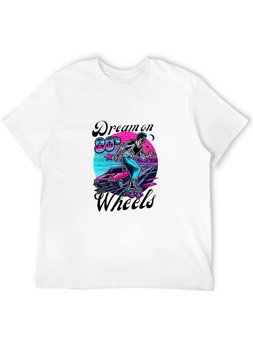 Retro 80s Dream On Wheels T-Shirt